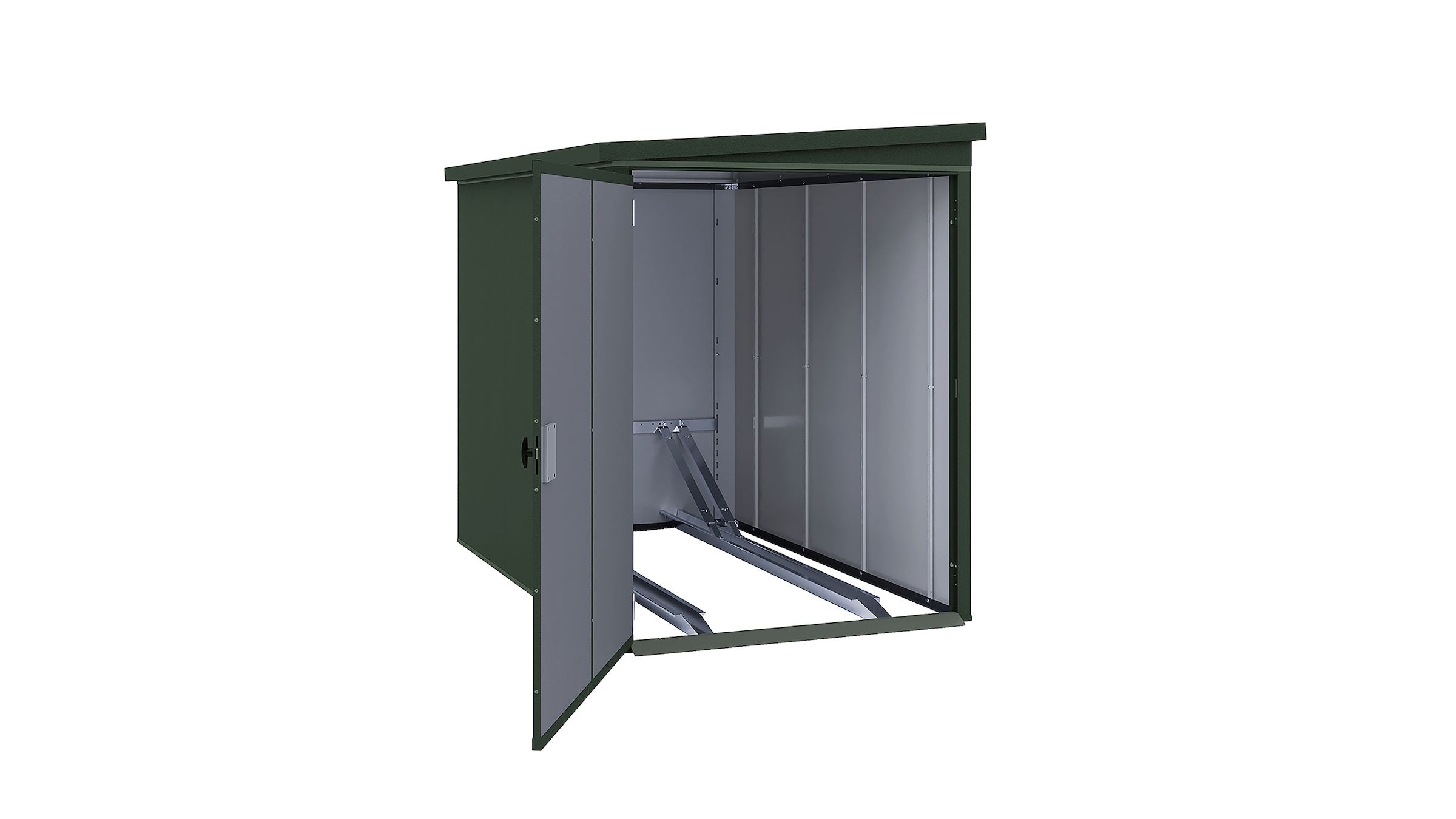 weka Fahrradbox »Gary« Metall pulverbeschichtet, BxTxH: 129x206x159 cm