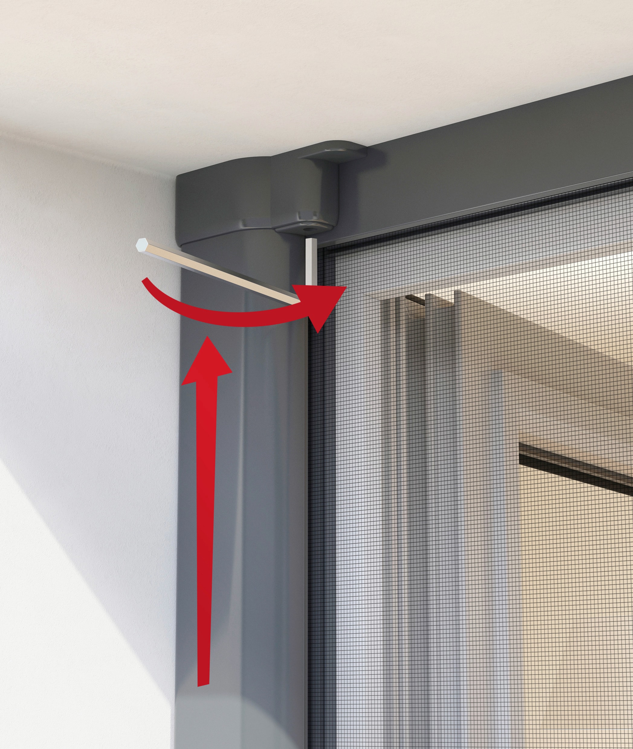 Windhager Insektenschutz-Tür »Rollotür PLUS«, BxH: 225x160 cm