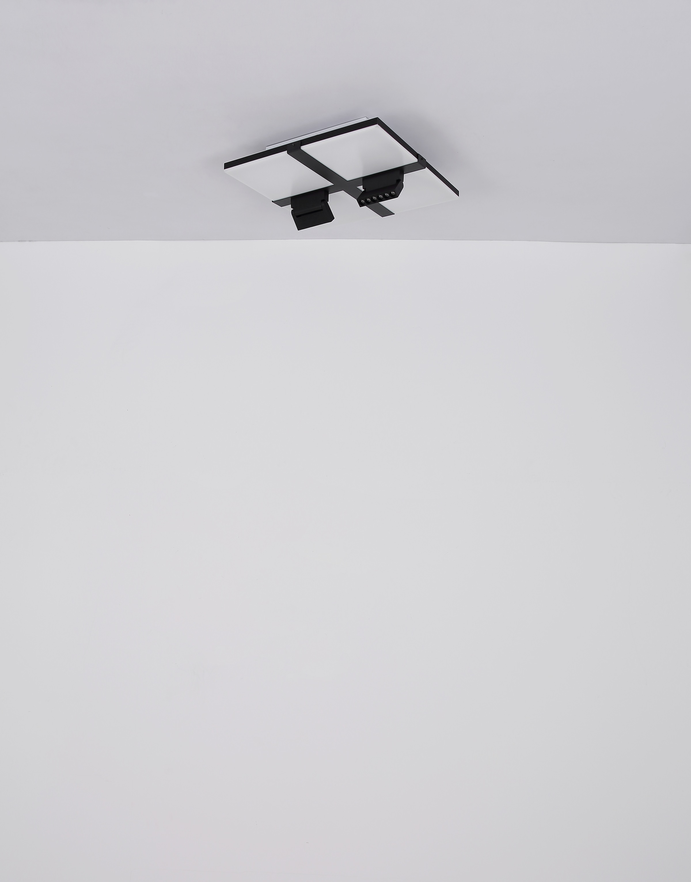 GLOBO LIGHTING LED Deckenleuchte »VILLSI« LED-Modul 1 Stk. Deckenlampe/rund/Wohnzimmer/Schlafzimmer/elegant