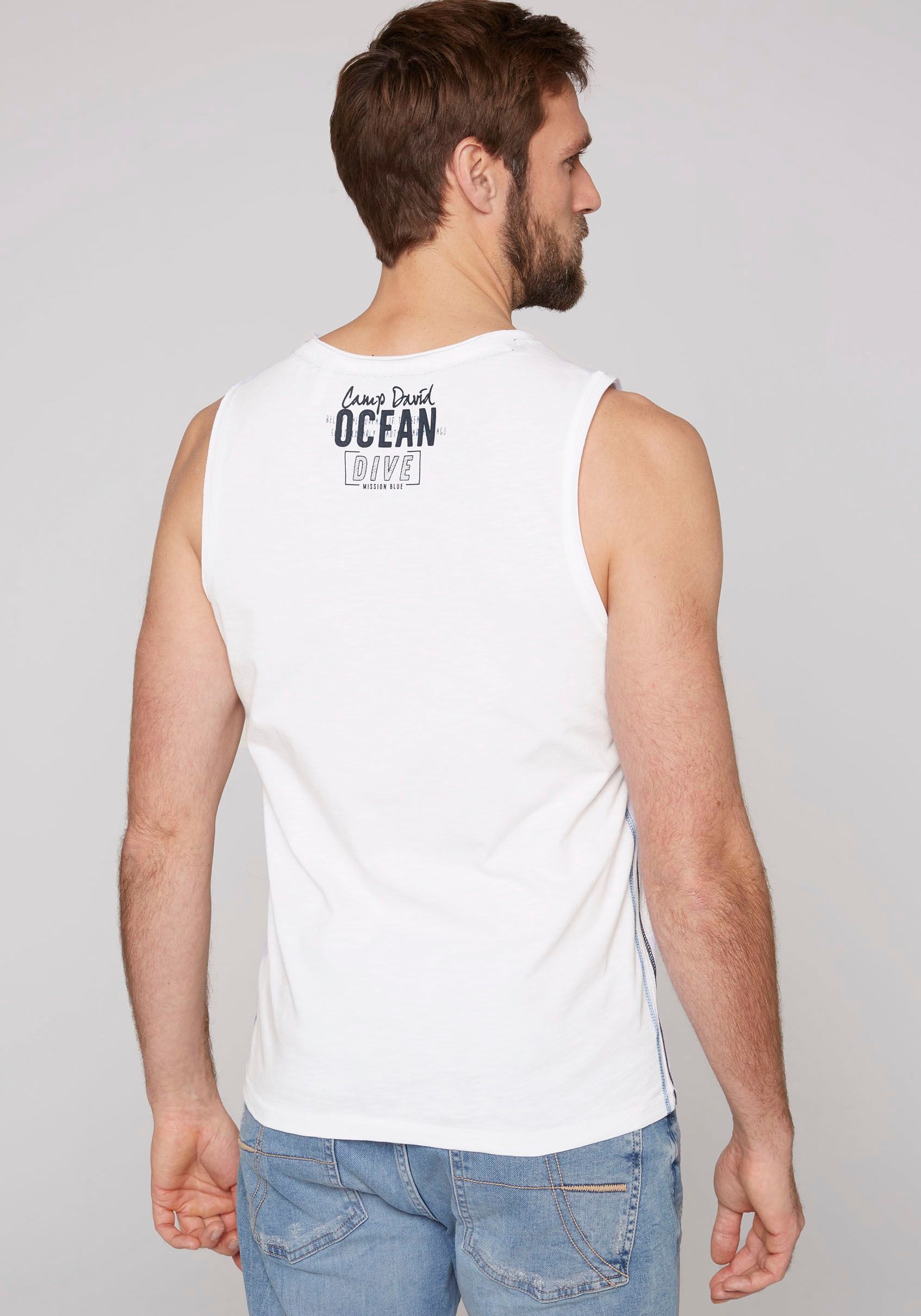 CAMP DAVID Tanktop, mit Logodruck