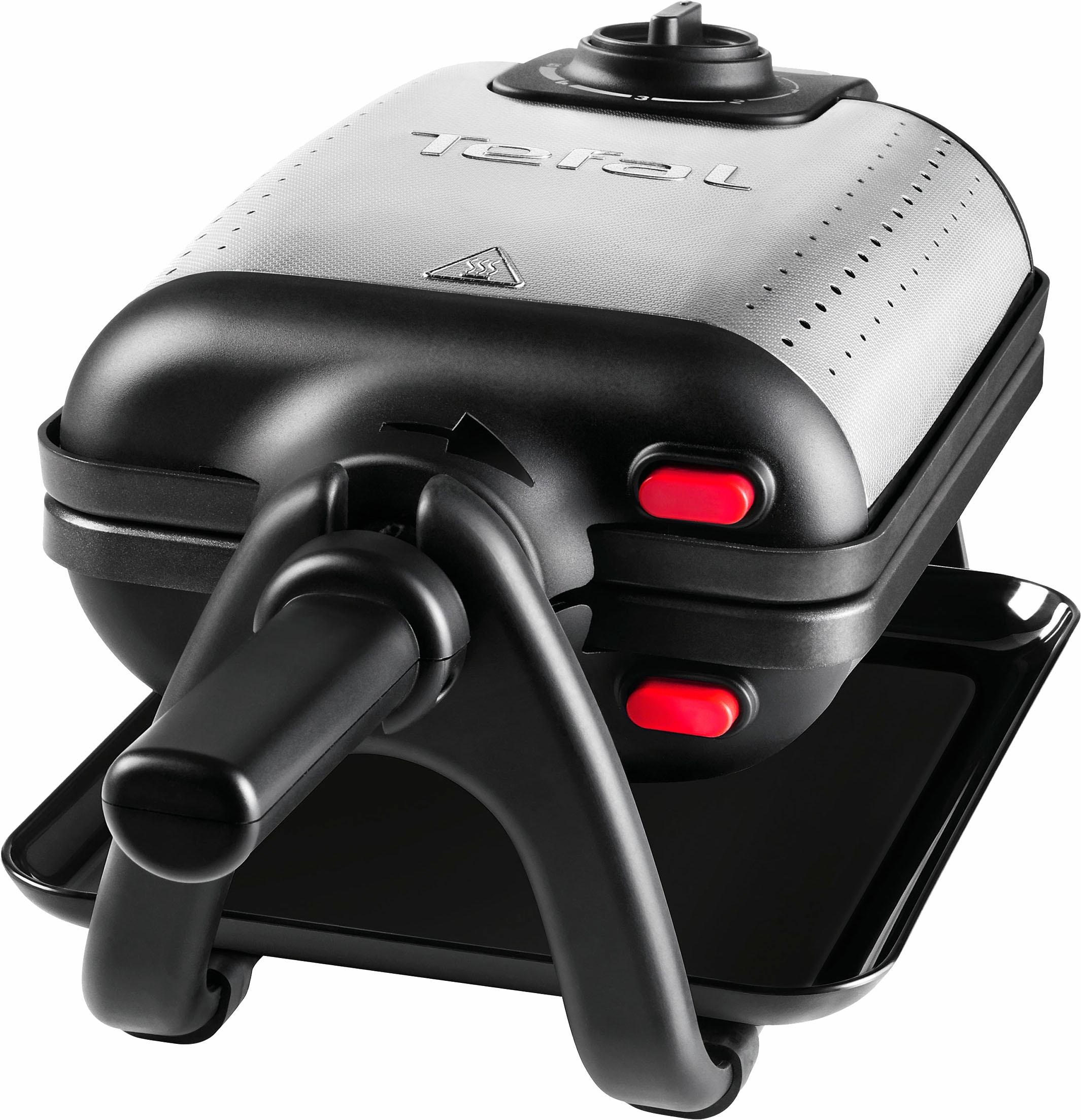 Tefal Waffeleisen »WM756D Kingsize«, 1200 W, für 2 belgische Waffeln, mit Dreh-Funktion, antihaftbeschichtet