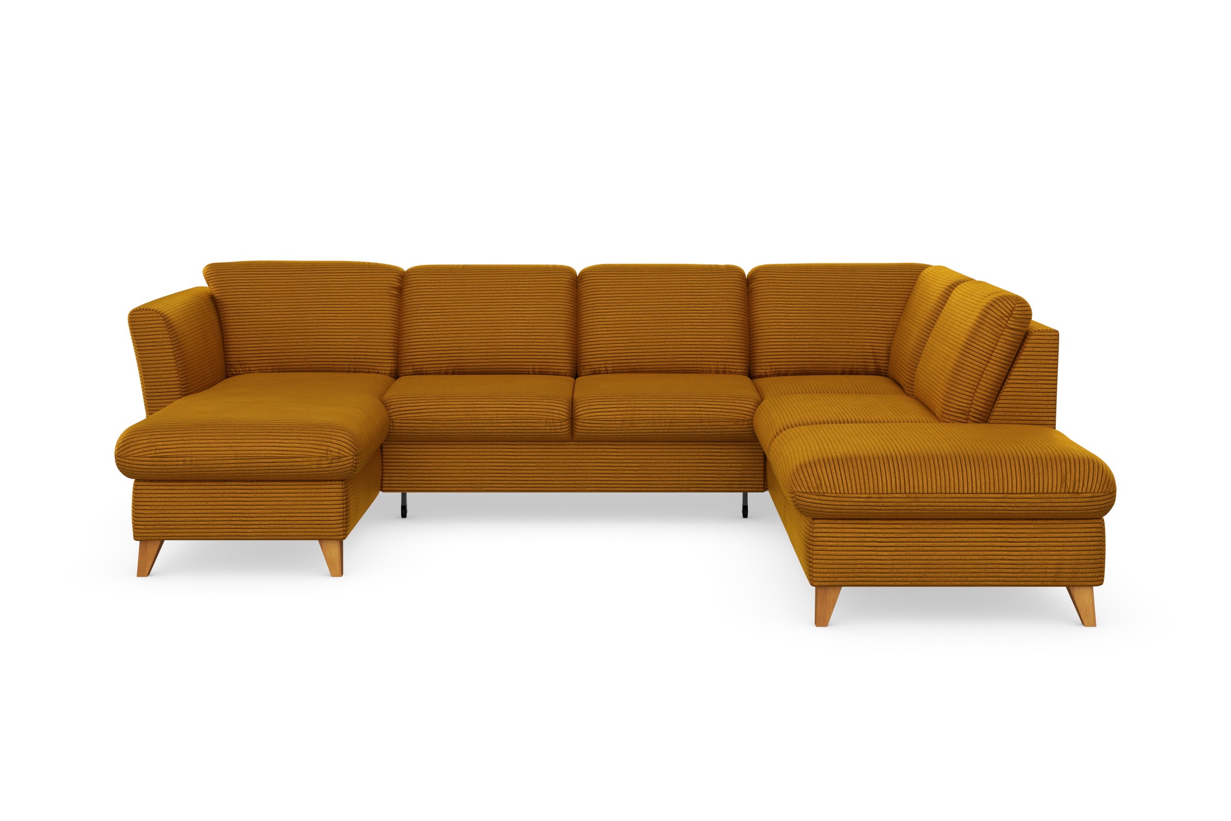 Home affaire Wohnlandschaft »Trelleborg U-Form« wahlweise mit Bettfunktion günstig online kaufen