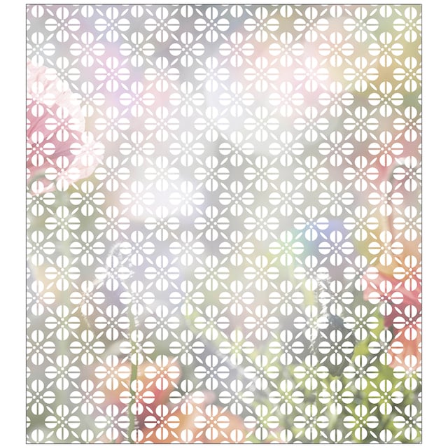 MySpotti Fensterfolie »Look Grafik Blumenmuster white«, halbtransparent,  glattstatisch haftend, 90 x 100 cm, statisch haftend online kaufen