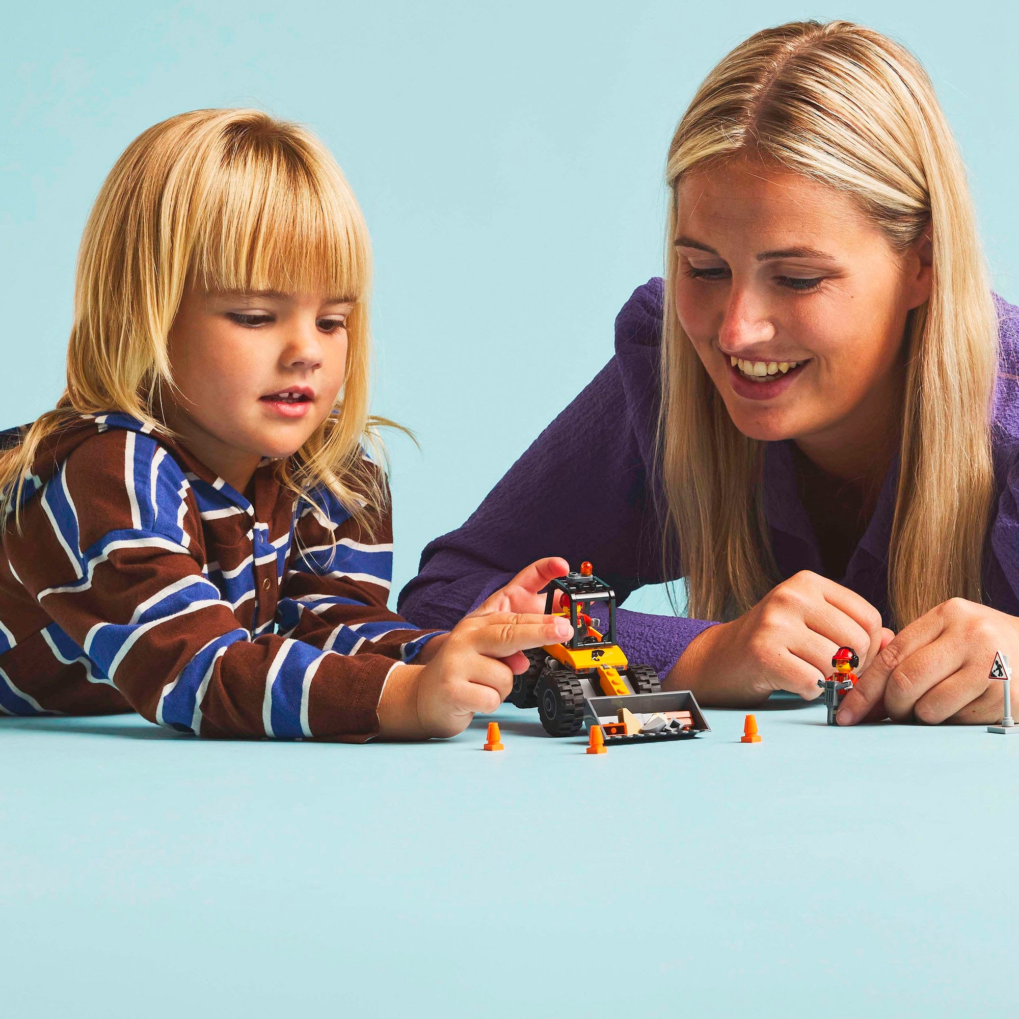 LEGO® Konstruktionsspielsteine »Radlader (60450), LEGO City«, (81 St.), Made in Europe