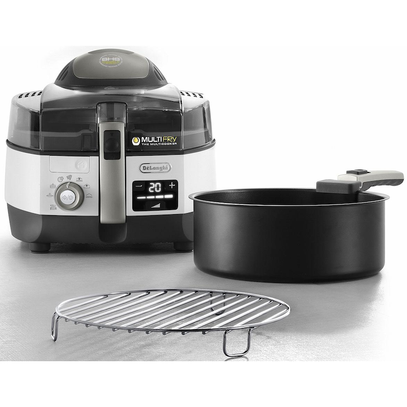 DE'LONGHI Heißluftfritteuse »MultiFry EXTRA CHEF PLUS FH1396« 2300 W Multicooker, auch zum Brotbacken, Fassungsvermögen 1, 7 kg weiß