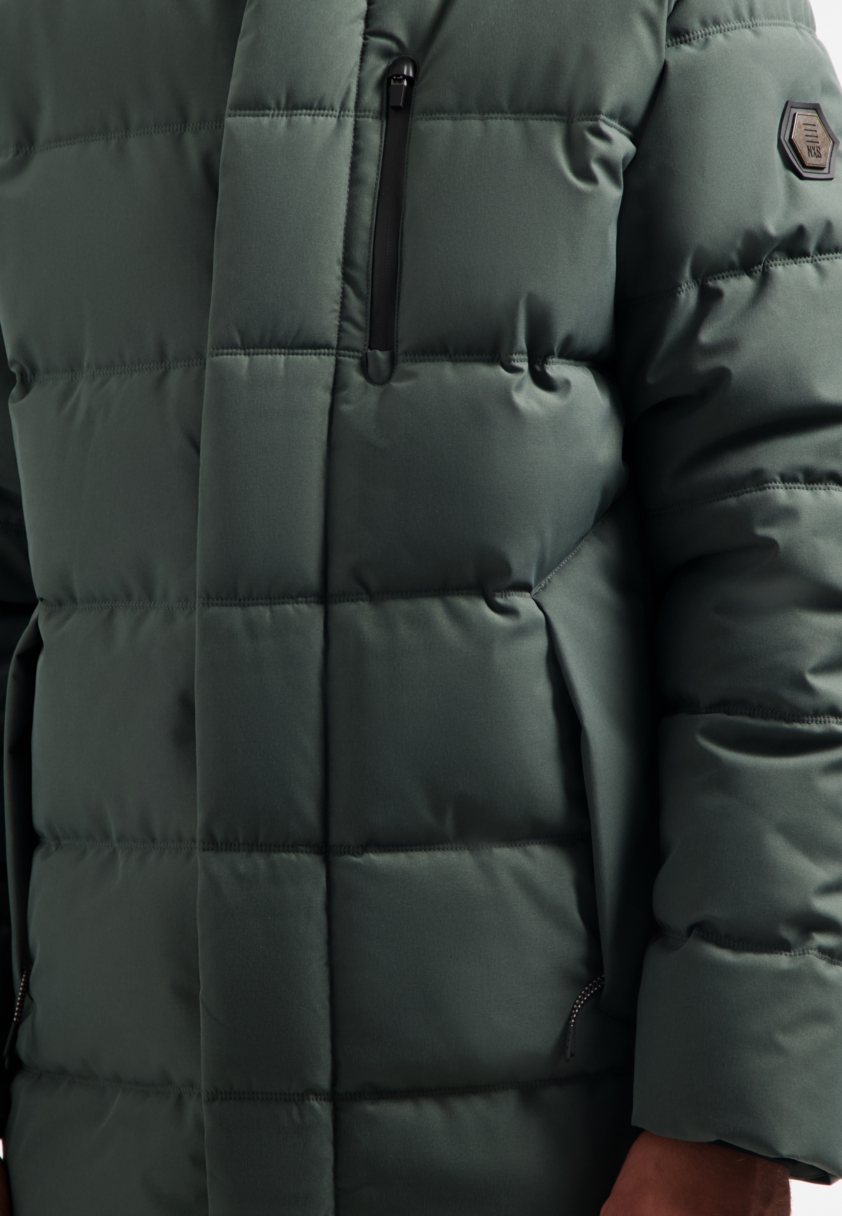 NO EXCESS Parka »No Excess Langer Steppparka SCOTT Jacket«