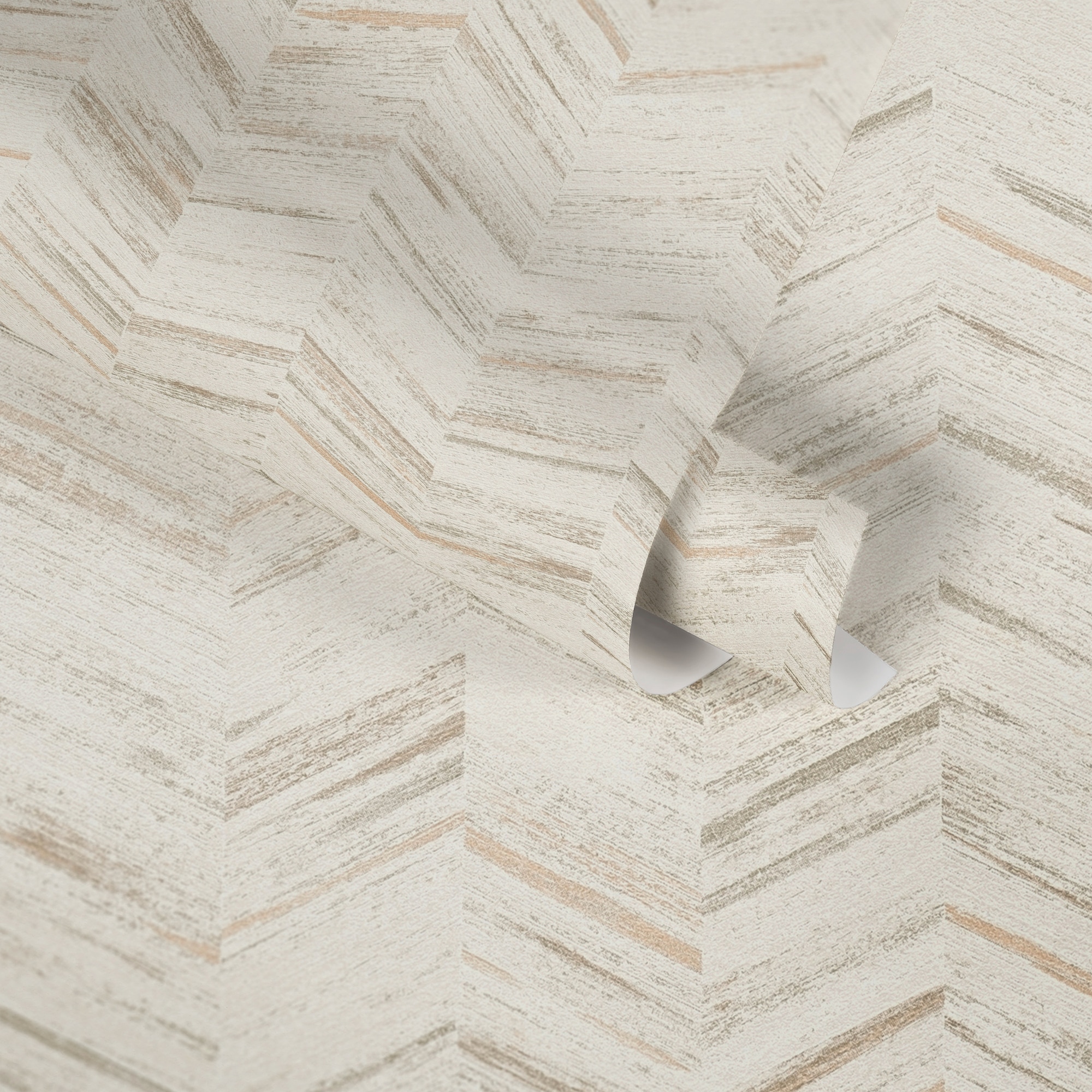 A.S. Création Vliestapete »Geo Effect« Fischgratmuster | Motiv | geometrisch glatt Tapete Geometrisch Tapeten Wohnzimmer Schlafzimmer Küche Design Optik