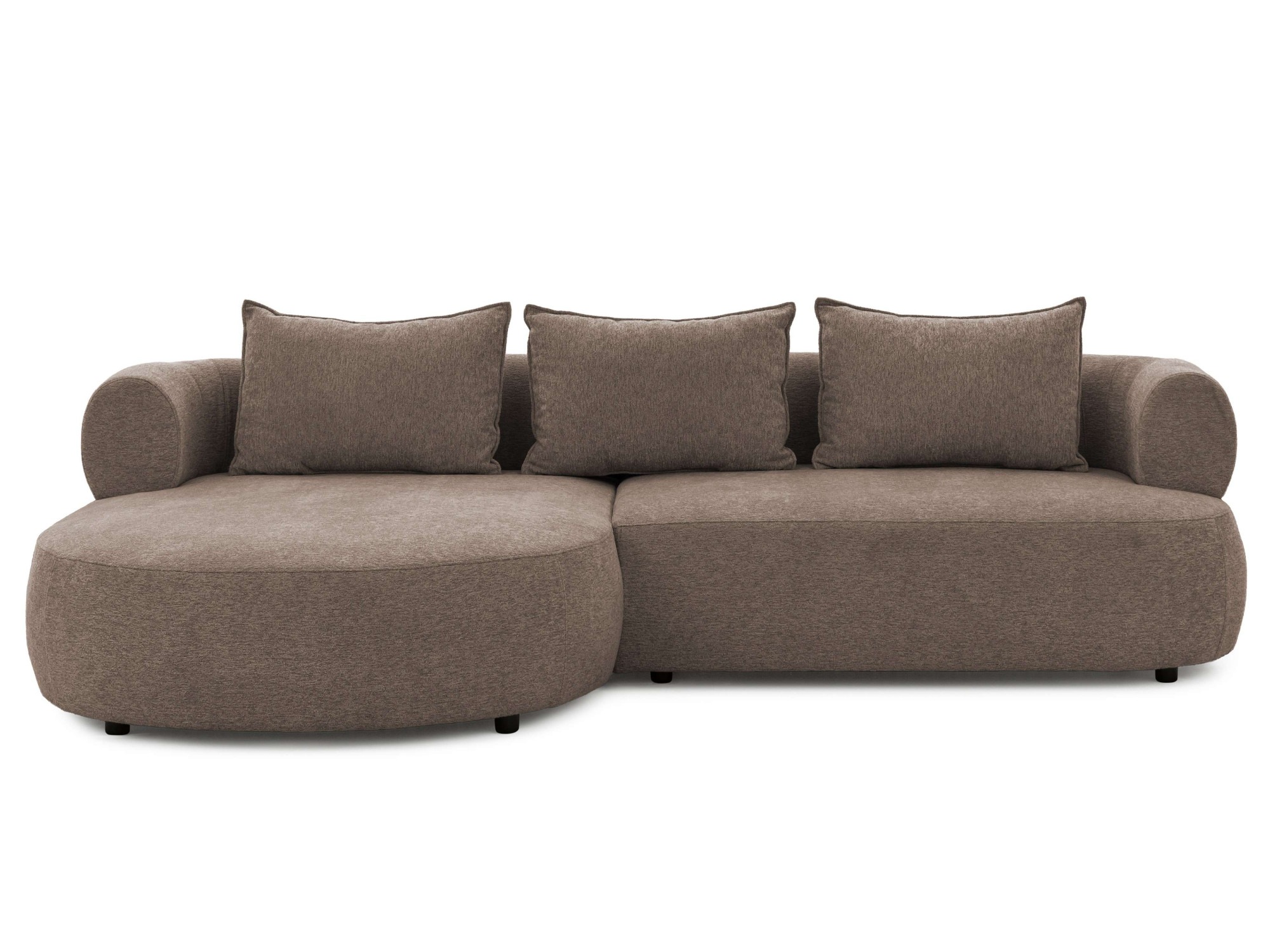Home affaire Ecksofa »LUSSAC L-Form Design-Sofa mit Zierkissen, Maße B/T/H: günstig online kaufen