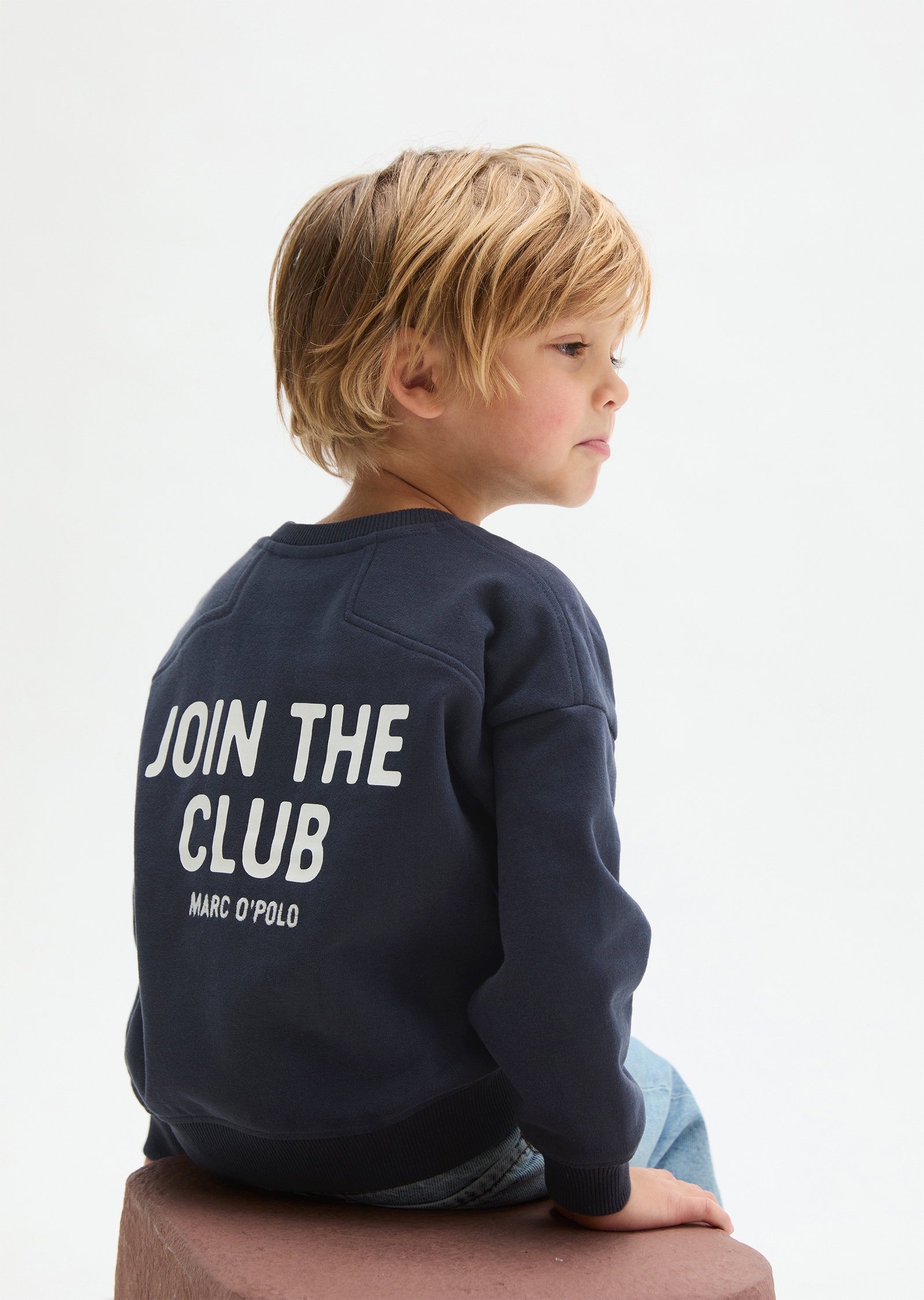 Marc O'Polo Junior Sweatshirt , für Jungs bis Größe 122, großer Rückenprint
