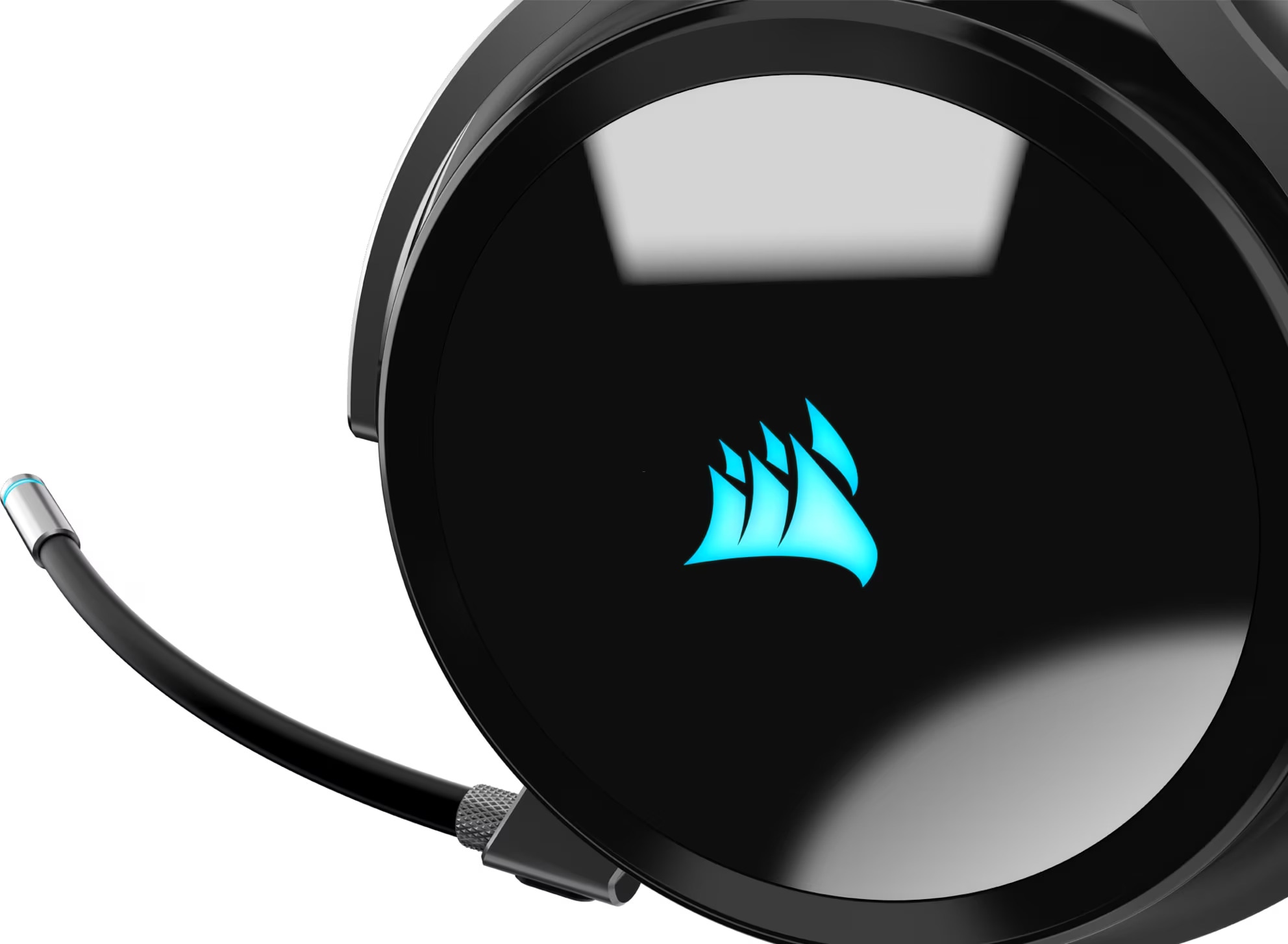 Corsair Gaming-Headset »Virtuoso RGB WRLS Carbon T-Shirt Bundle«, Wireless, Mikrofon abnehmbar