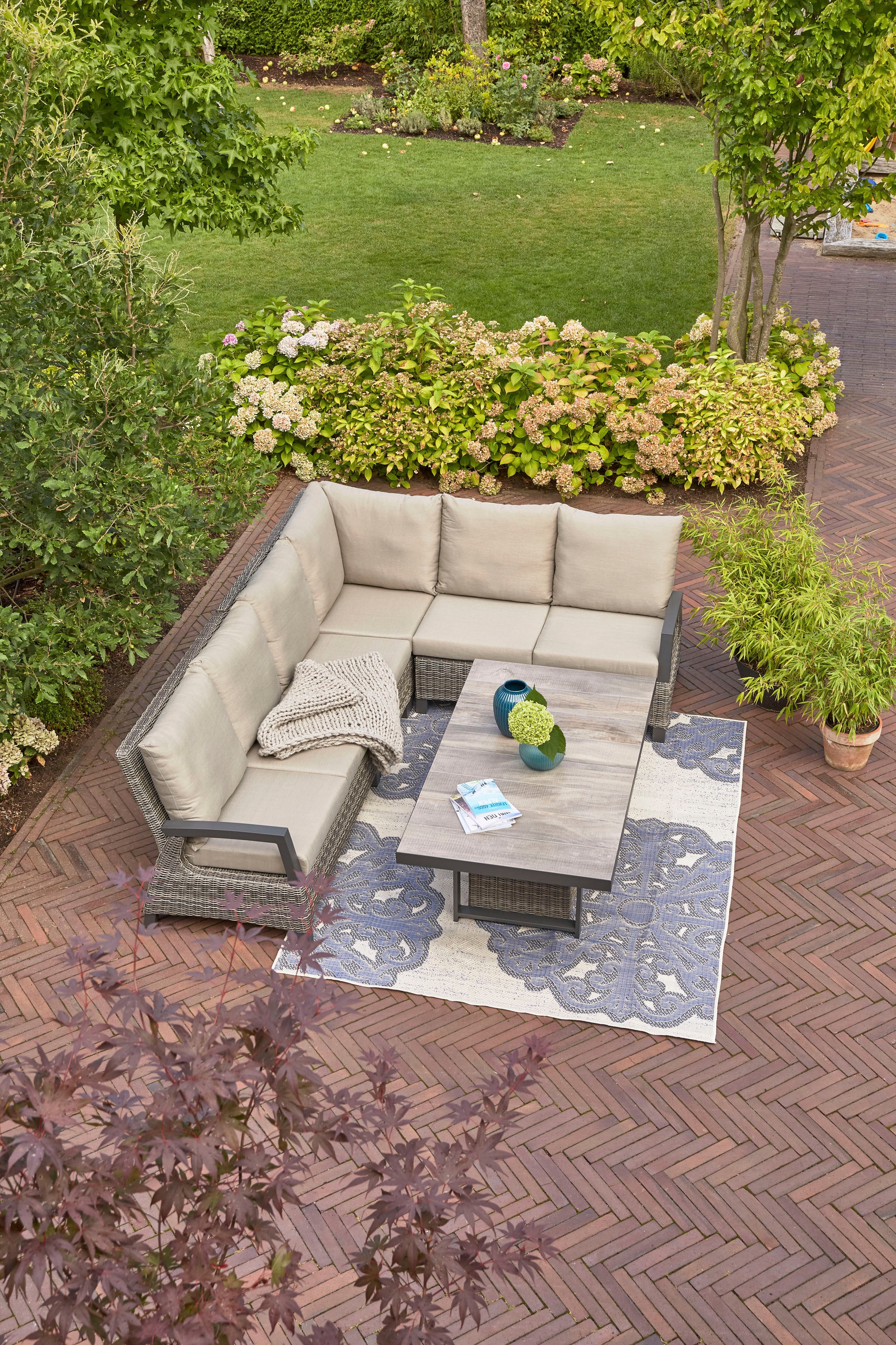 Siena Garden Gartenlounge-Set »Corido«, (5 tlg.)
