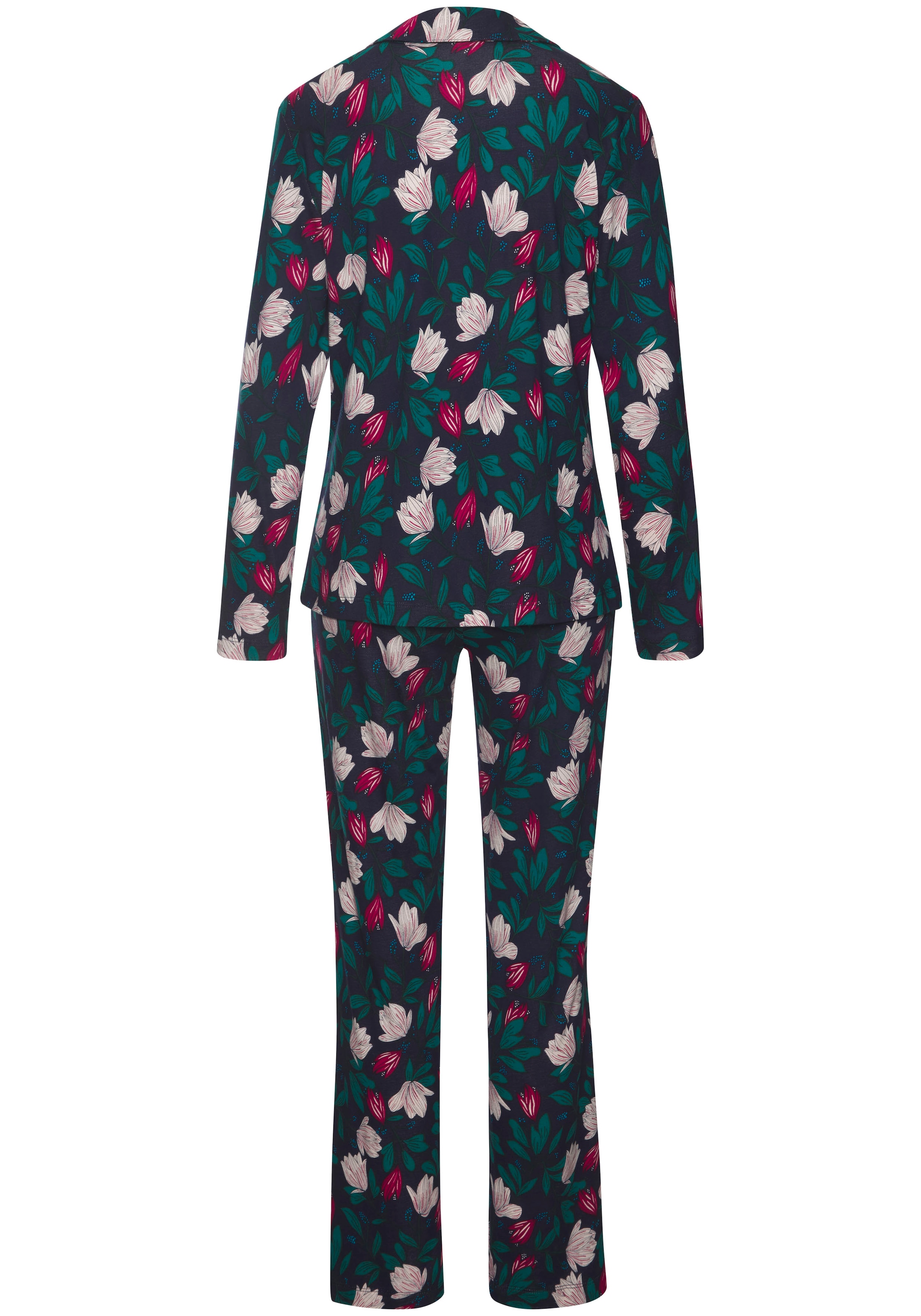s.Oliver Pyjama, (Set, 2 tlg.), im klassischen Stil