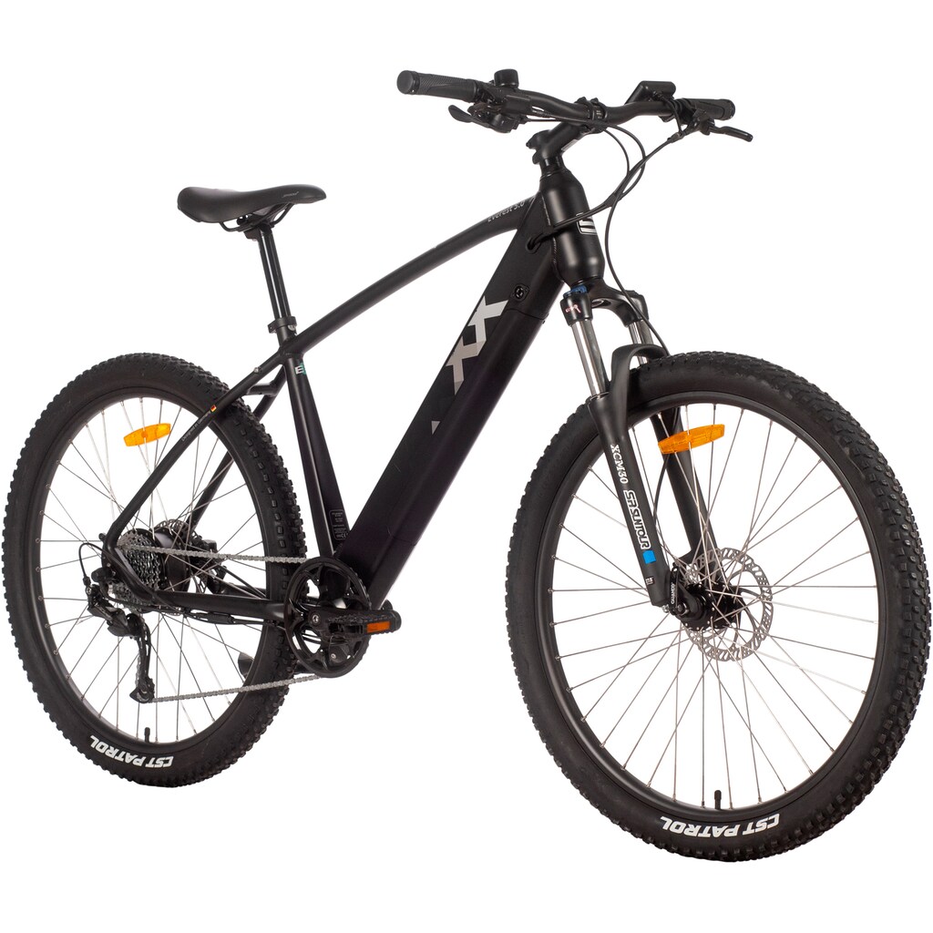 SAXXX E-Bike »Everest 5.0«, 9 Gang, Heckmotor 250 W, (mit Akku-Ladegerät)