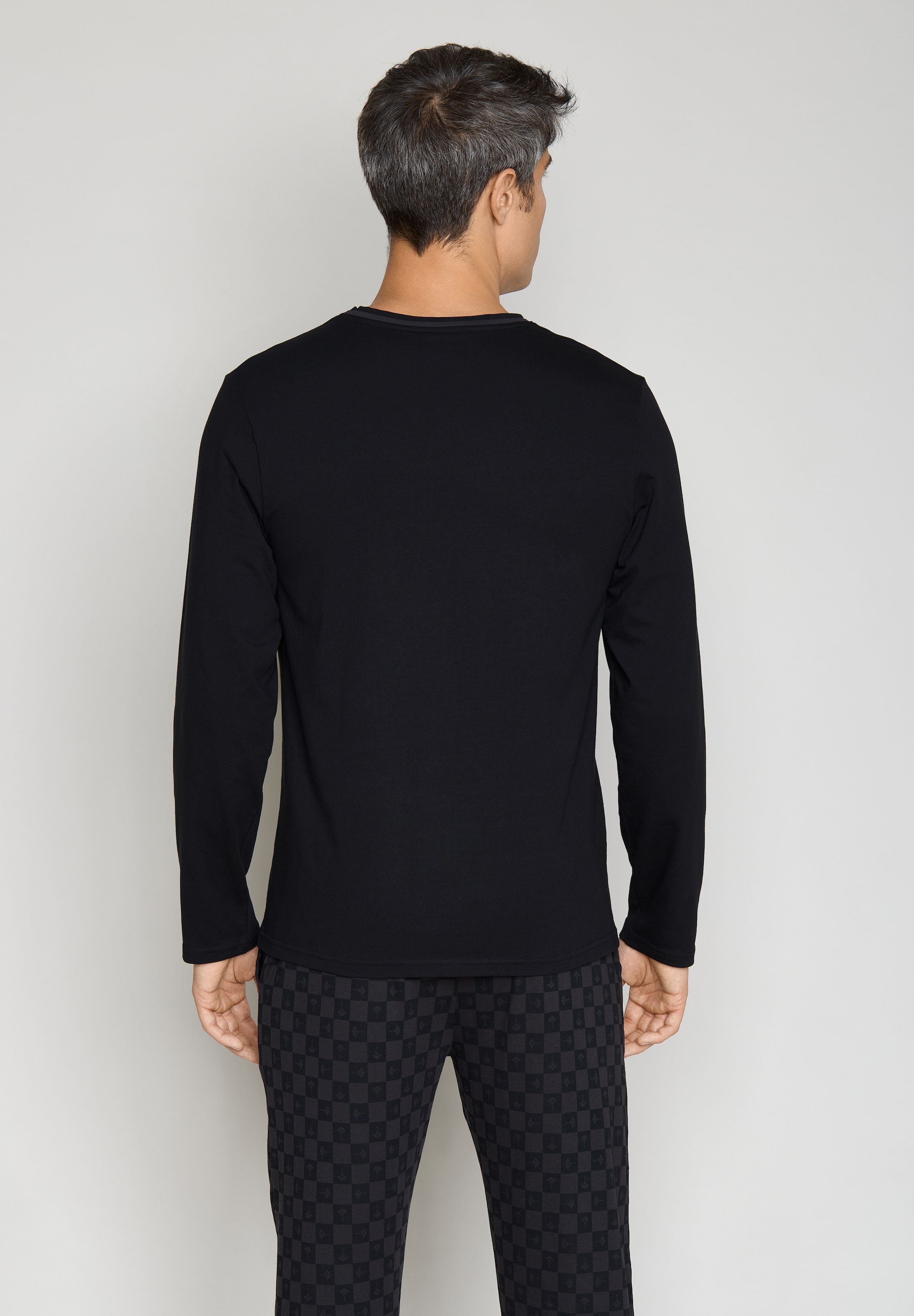 JOOP! Pyjama »EPP Set (Cotton Jersey)« aus Baumwollmischung, mit JOOP! Check Print