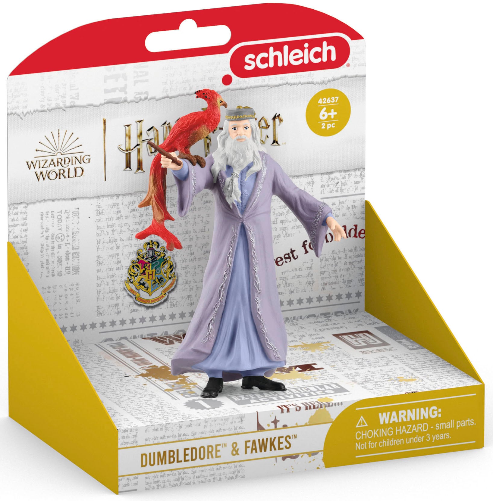 Schleich® Spielfigur »WIZARDING WORLD, Harry Potter™, Dumbledore™ & Fawkes (42637)«, Made in Europe