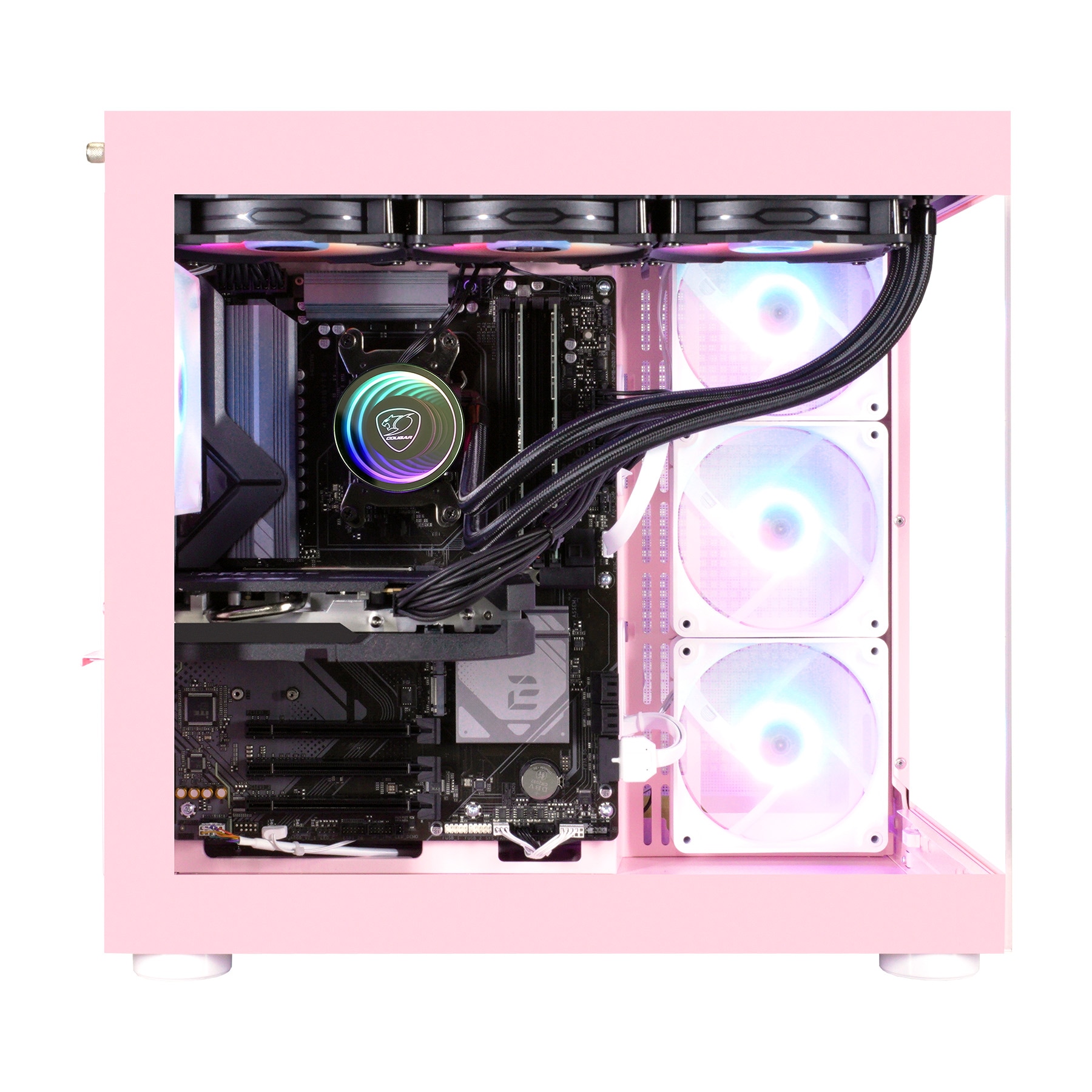 Cougar Gaming-PC »FV150 PK 7951 AMD Ryzen 5 9600X 32GB DDR5 1TB SSD RTX 5060« Windows 11, DDR5 RAM, Wasserkühlung