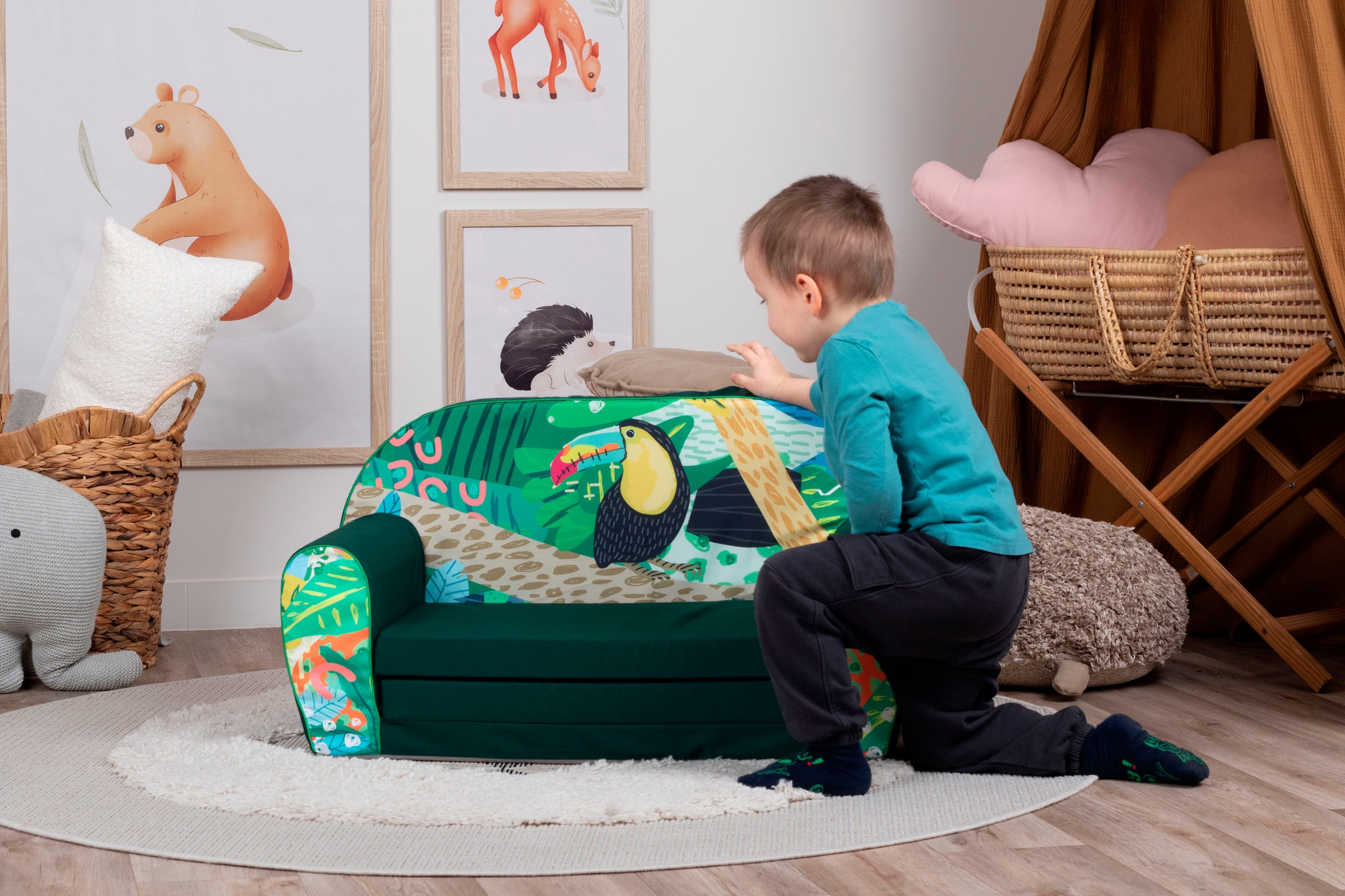 Knorrtoys® Sofa »Jungle animal«, für Kinder; Made in Europe