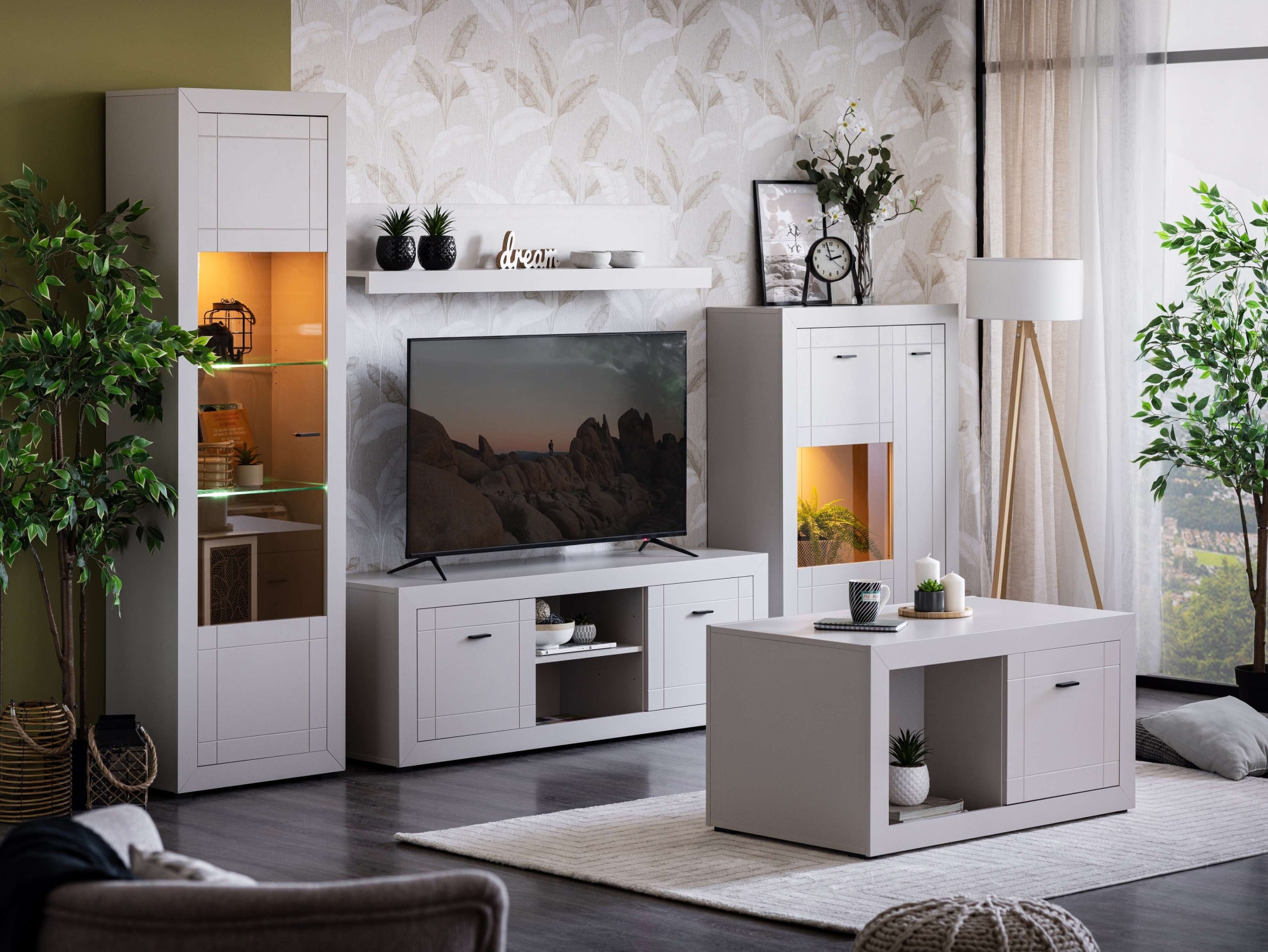 Home affaire Wandregal »Warwick, Schwebendes Regal, Wandkonsole, Wandboard« Ablageboden, Wandmontiert,  Gesamtbreite 137,5 cm, Heißfolienprägung