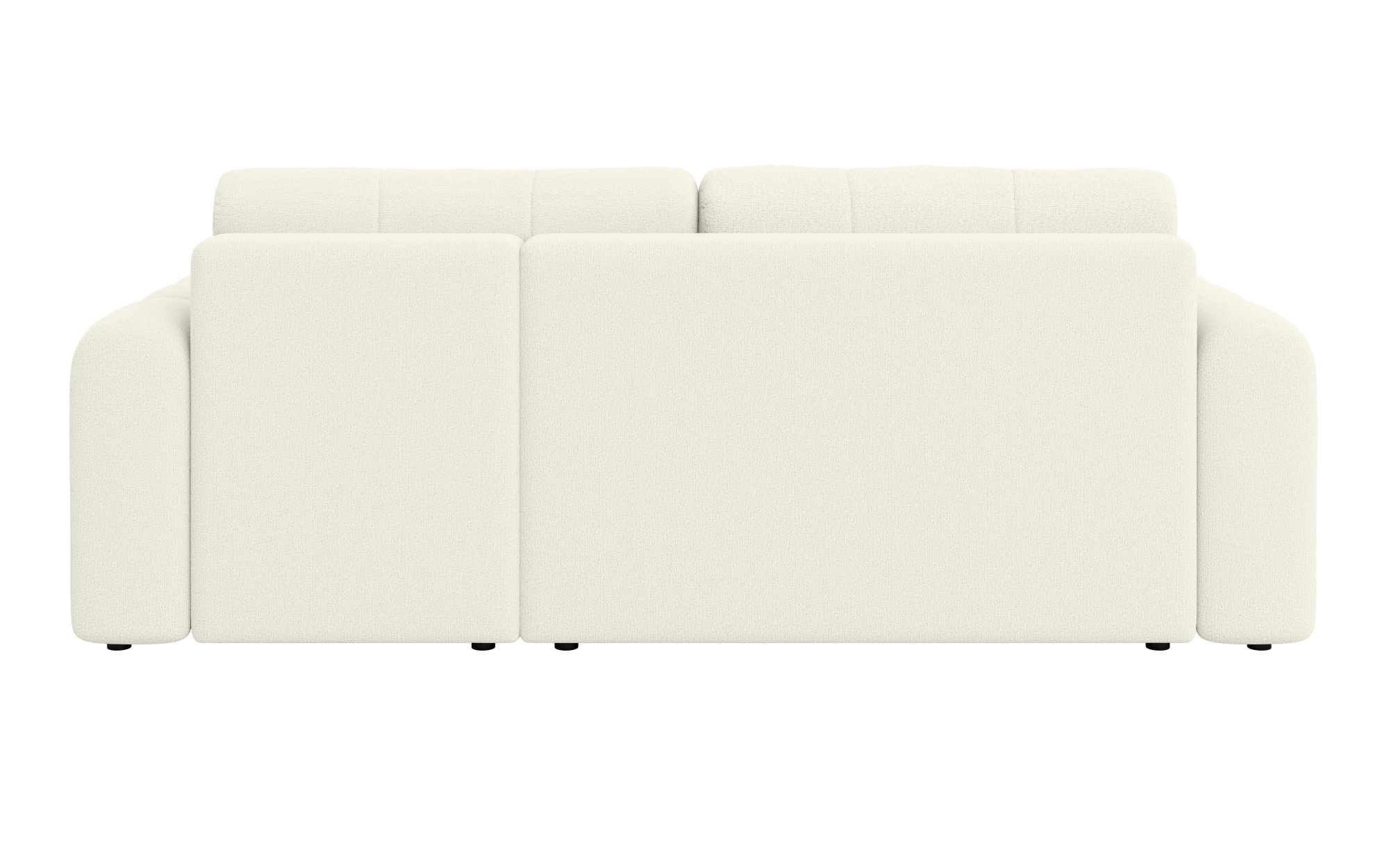 INOSIGN Ecksofa »Manilla, wahlweise mit Bettfunktion, B/T/H 265/170/91 cm«, L-Form mit Recamiere rechts/links bestellbar, Wellenunterfederung