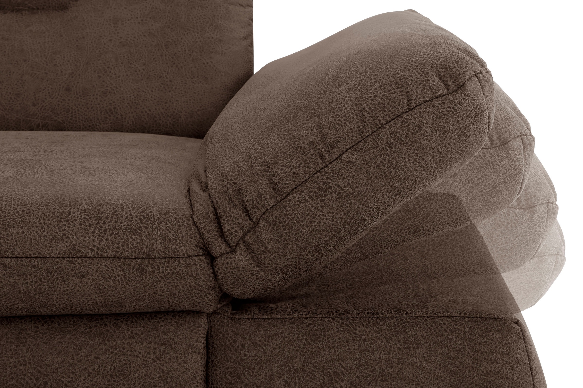 INOSIGN Ecksofa »Avesa L-Form«, Wahlweise mit Armteilvertsellung und Bettfunktion, B/T/H: 300/172/80cm