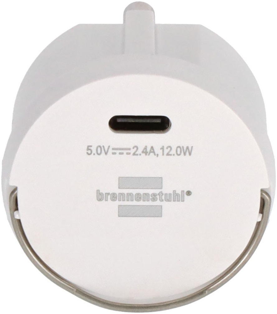 Brennenstuhl USB-Adapter »USB-C Steckdoseneinsatz 2,4 A«