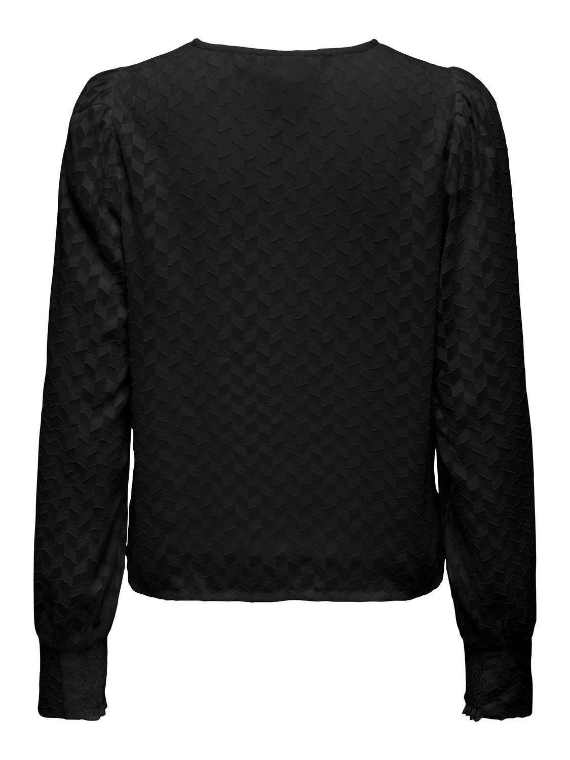 ONLY Blusenshirt »ONLEMMERY LS V-NECK TOP WVN«