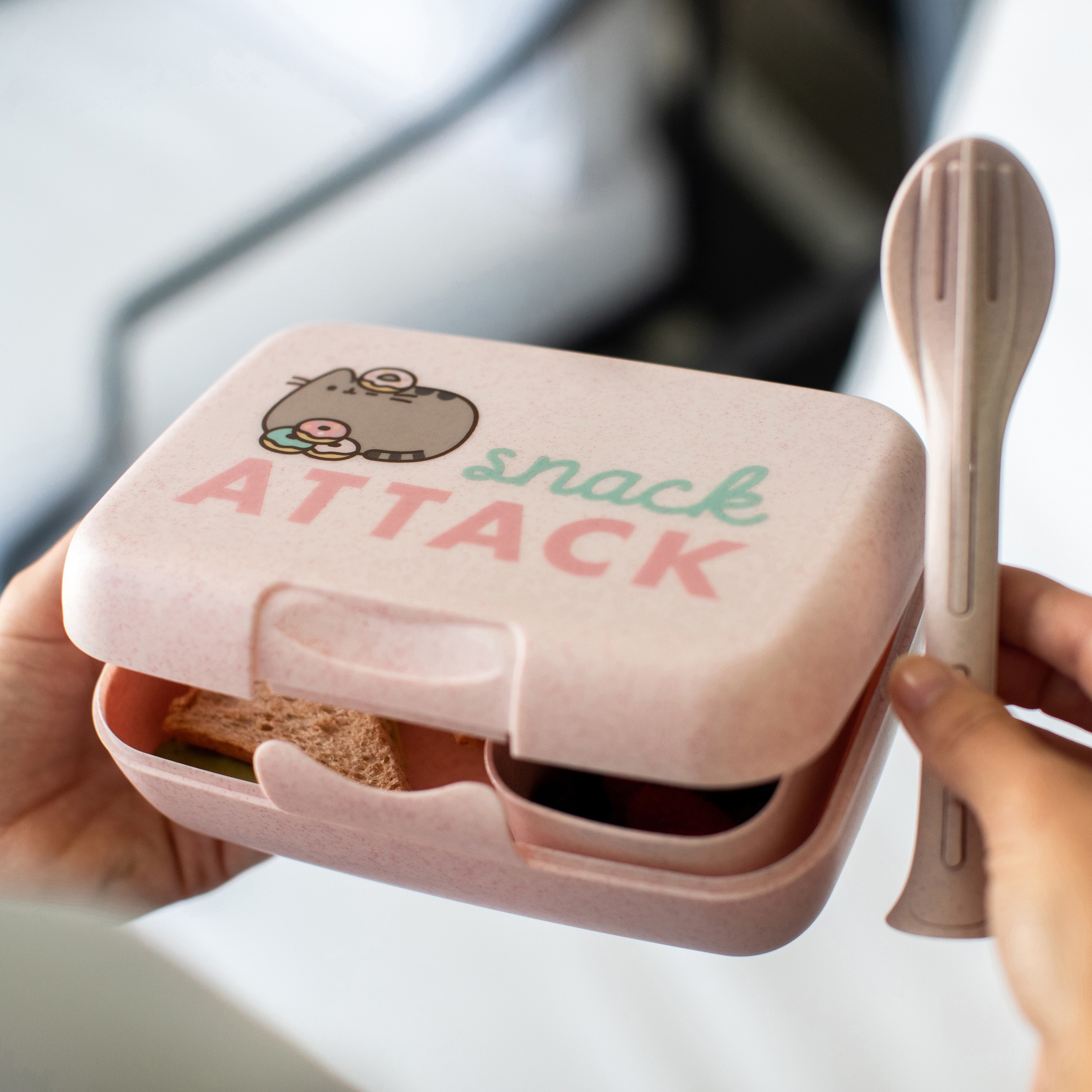 KOZIOL Lunchbox »CANDY READY PUSHEEN SNACK ATTACK«, (Set, 3 tlg.), spülmaschinengeeignet, 100% recycelbar