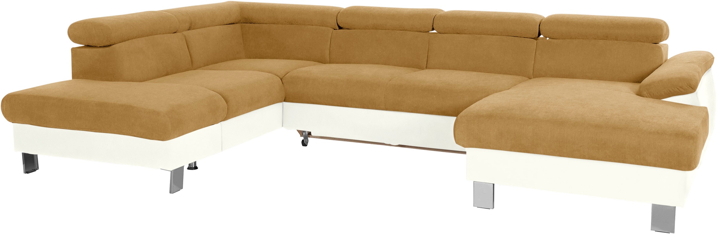 COTTA Wohnlandschaft »Komaris U-Form, B: 320 cm« mit Kopfteilverstellung, o günstig online kaufen