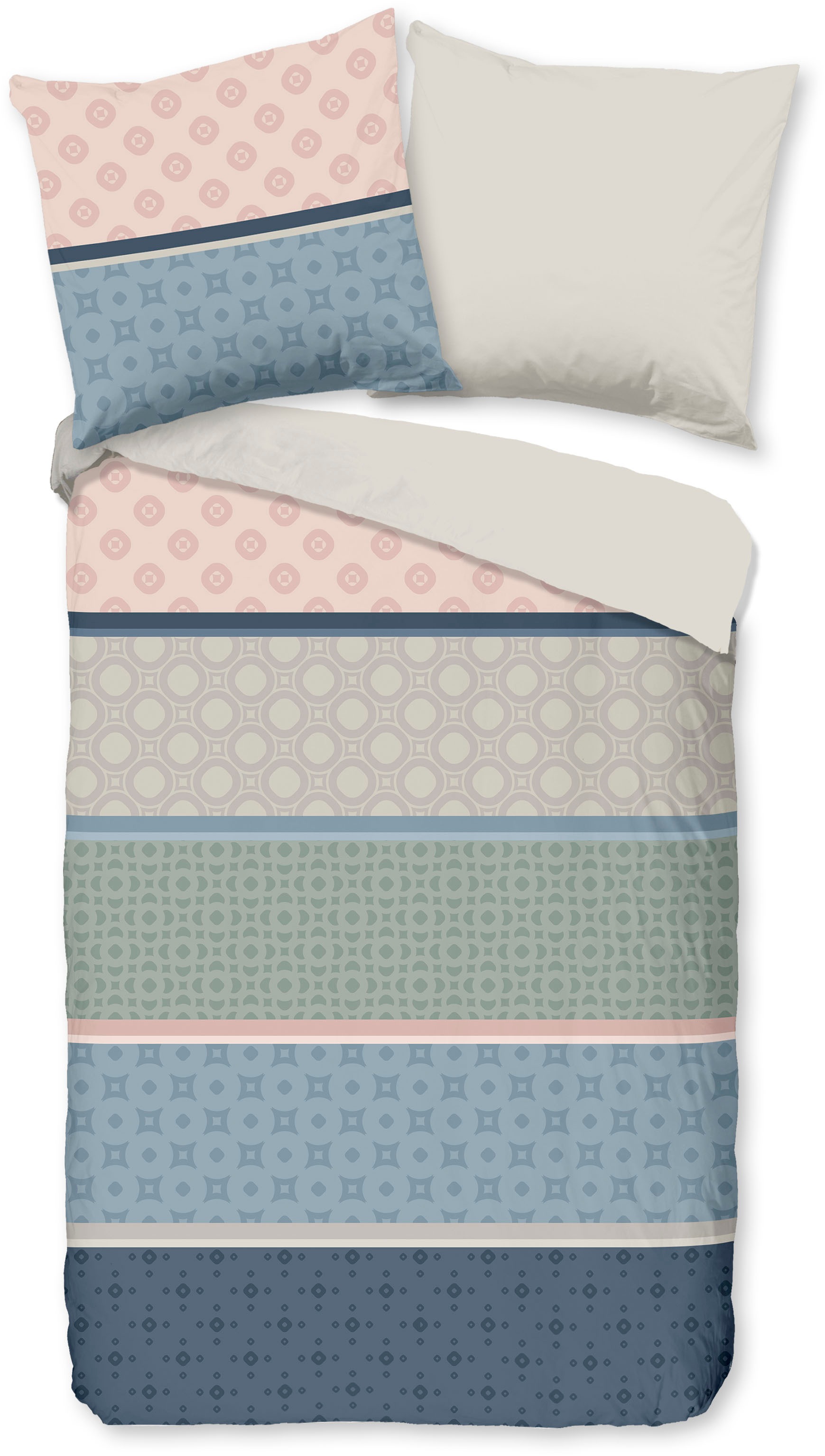 good morning Wendebettwäsche »Vida« 2 Stk. tlg. 100% Baumwolle, Renforcé, R günstig online kaufen