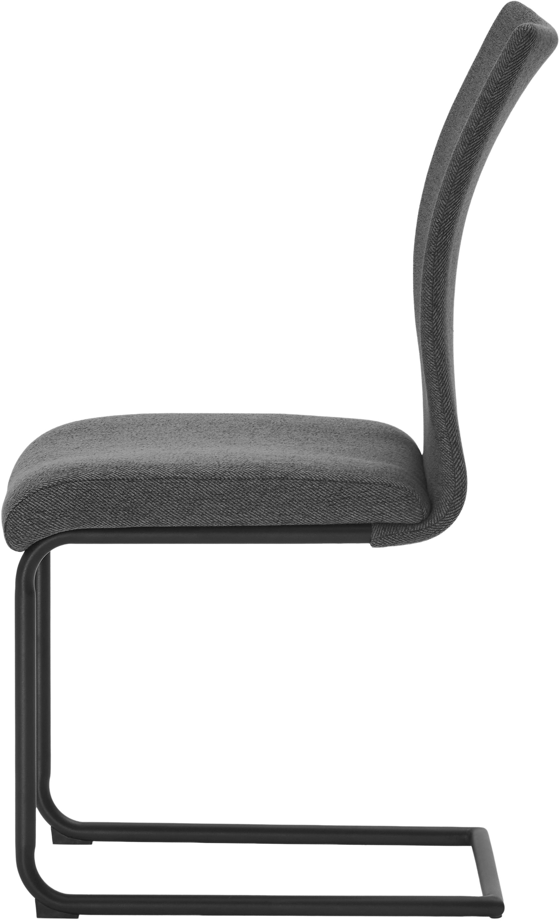 OTTO home Freischwinger »Tayler« (Set) 2 Stk.Strukturstoff, robustem Metallgestell, Anti-Kipp-Funktion