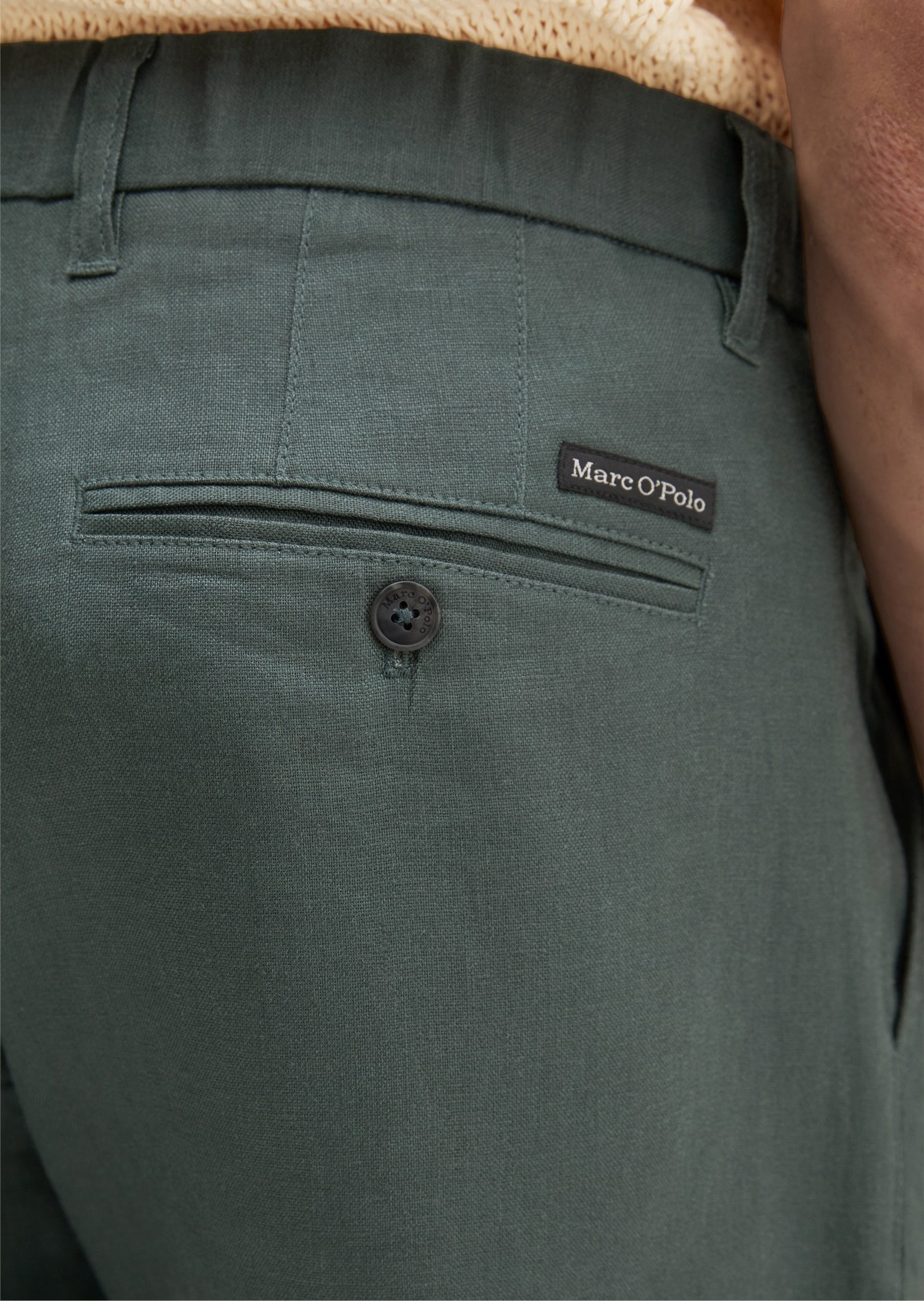 Marc O'Polo Leinenhose »Osby jogger pleats«