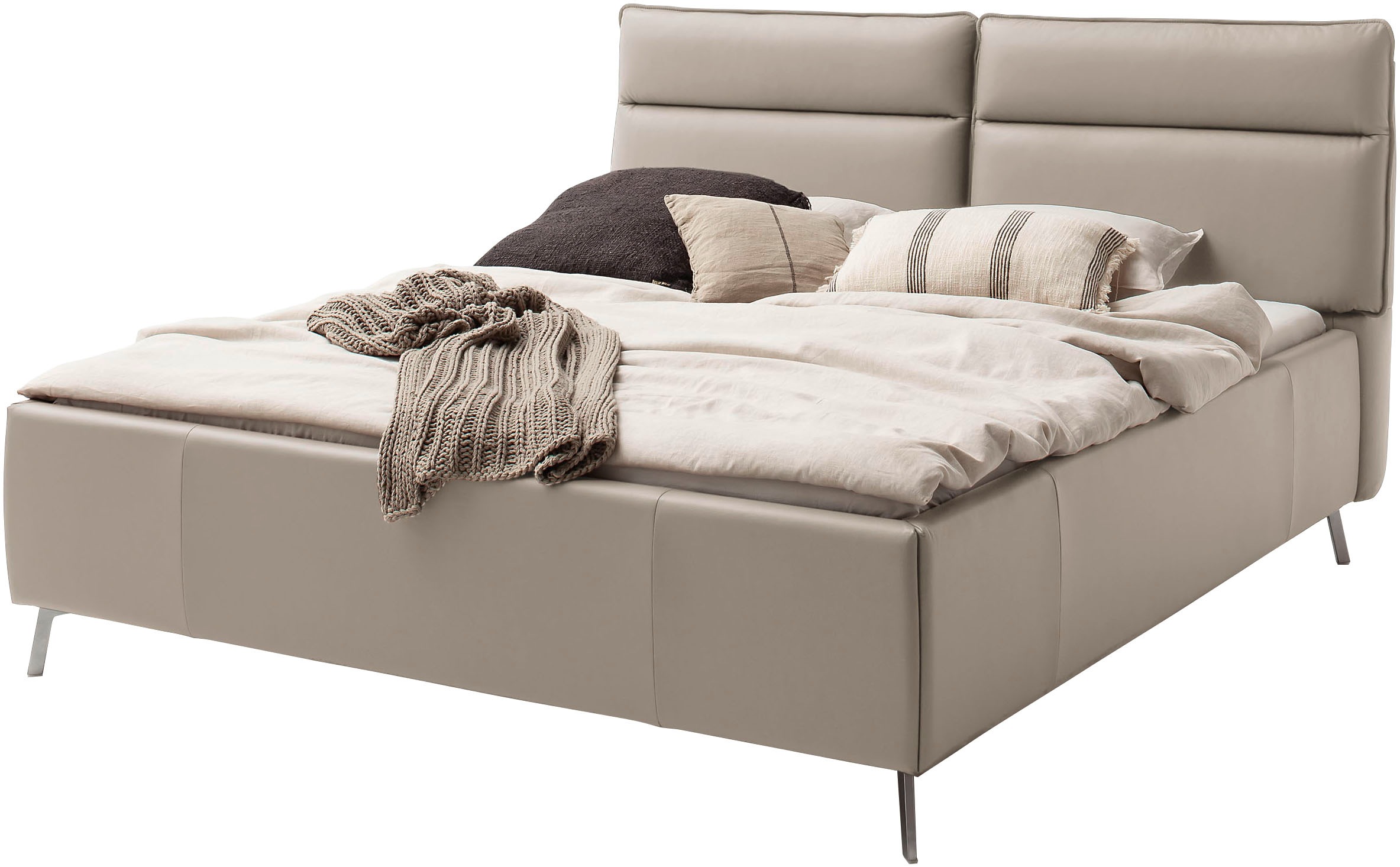 Home affaire Polsterbett »Cozy Town, Kopfteilverstellung, wahweise Überläng günstig online kaufen