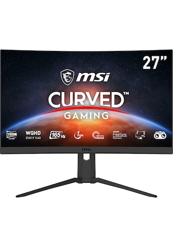 MSI Curved-Gaming-Monitor »Optix G27CQ4P«, 69 cm/27 Zoll, 2560 x 1440 px, QHD, 1 ms... kaufen
