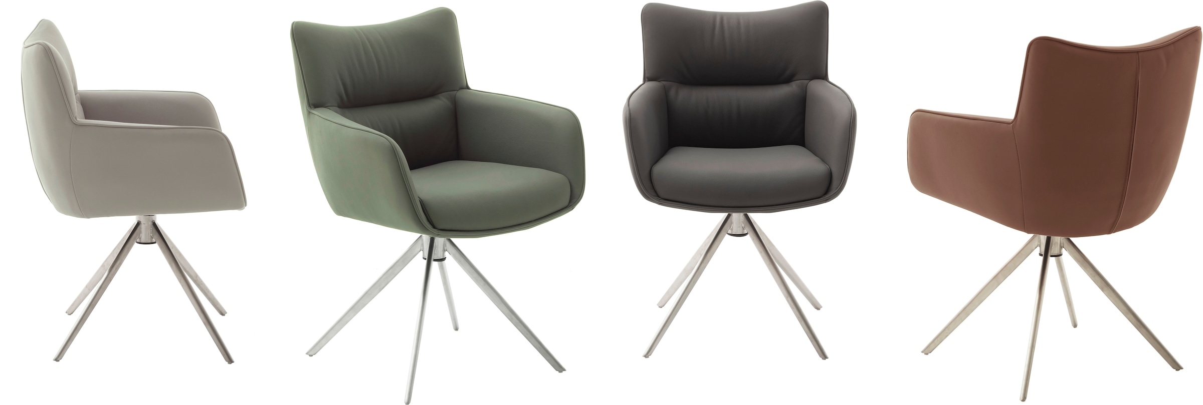 MCA furniture 4-Fußstuhl »LIMONE« (Set) 2 Stk. (Set, 2 Stck), 360° drehbar, günstig online kaufen