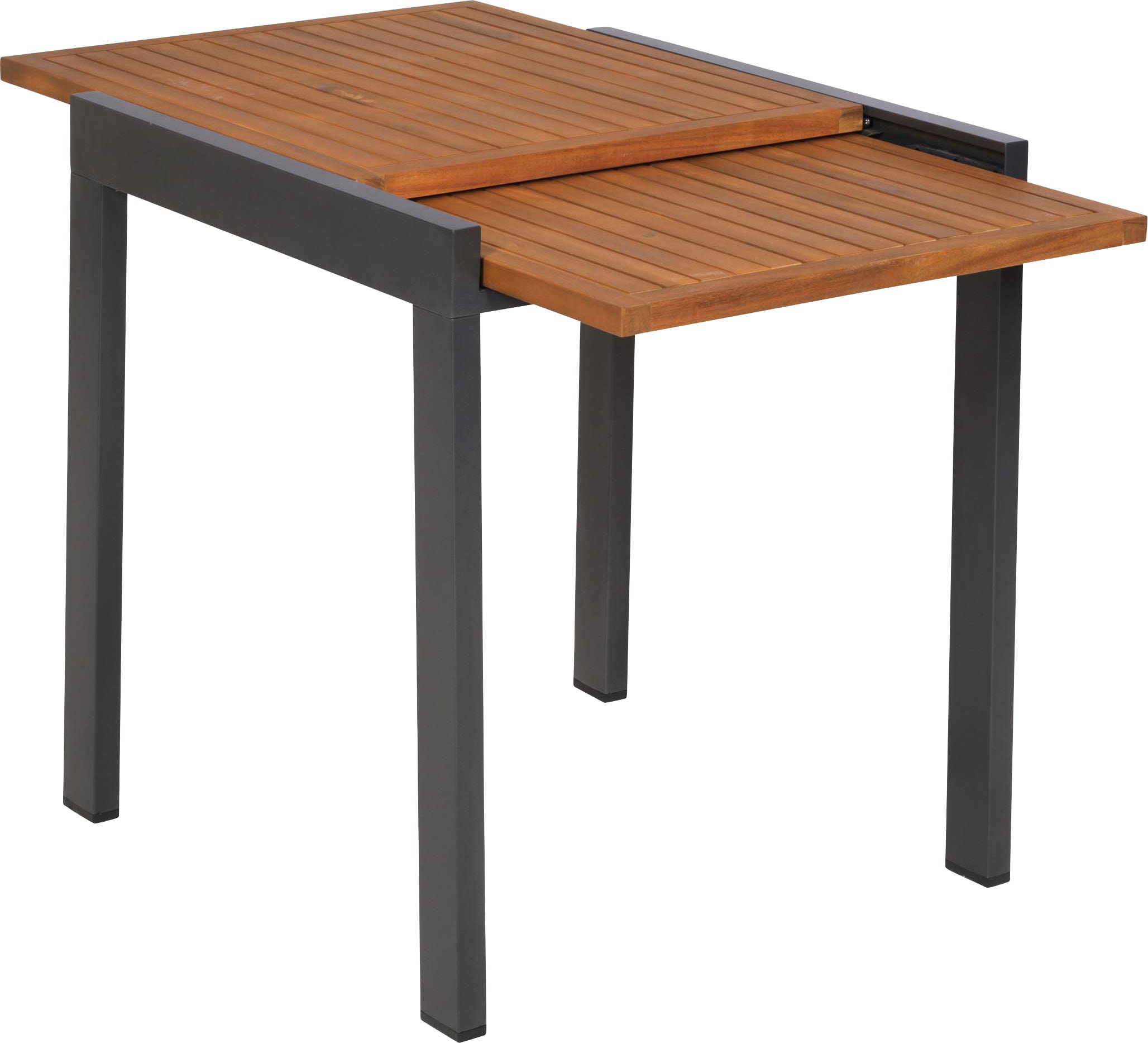 MERXX Balkonset »Athos« Set, 5 tlg. inkl. 2 Klappsessel, 2 Auflagen, 1 Balkonausziehtisch