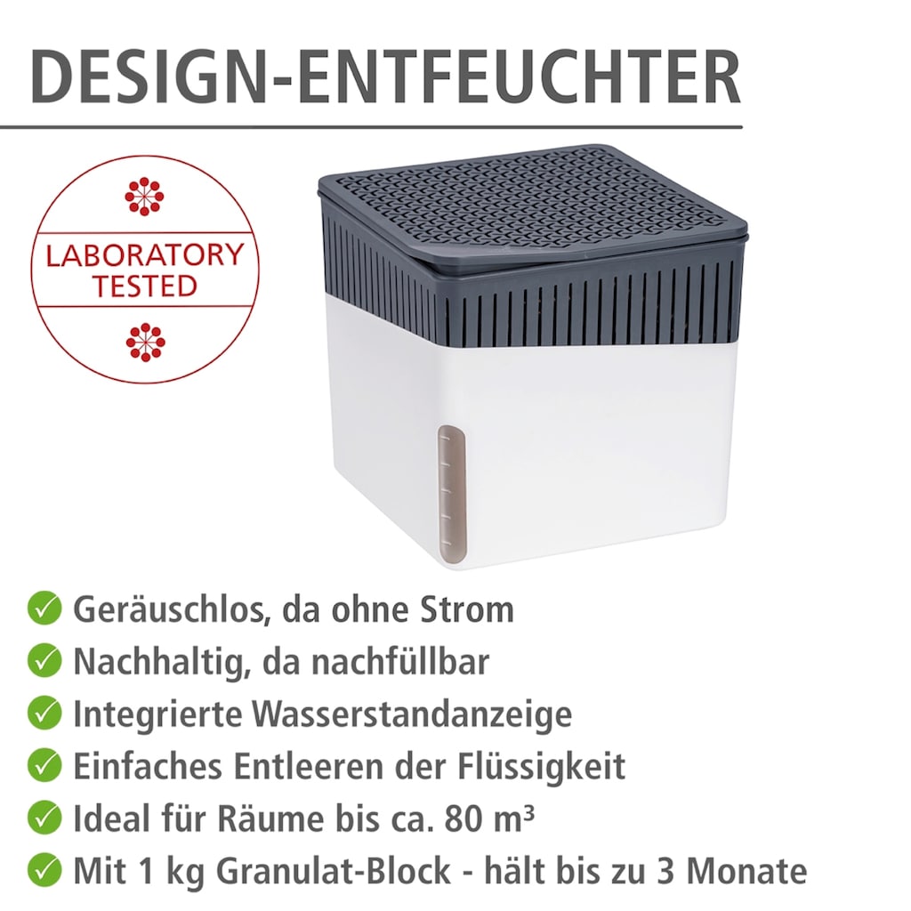 WENKO Luftentfeuchter »Cube«, für 80 m³ Räume