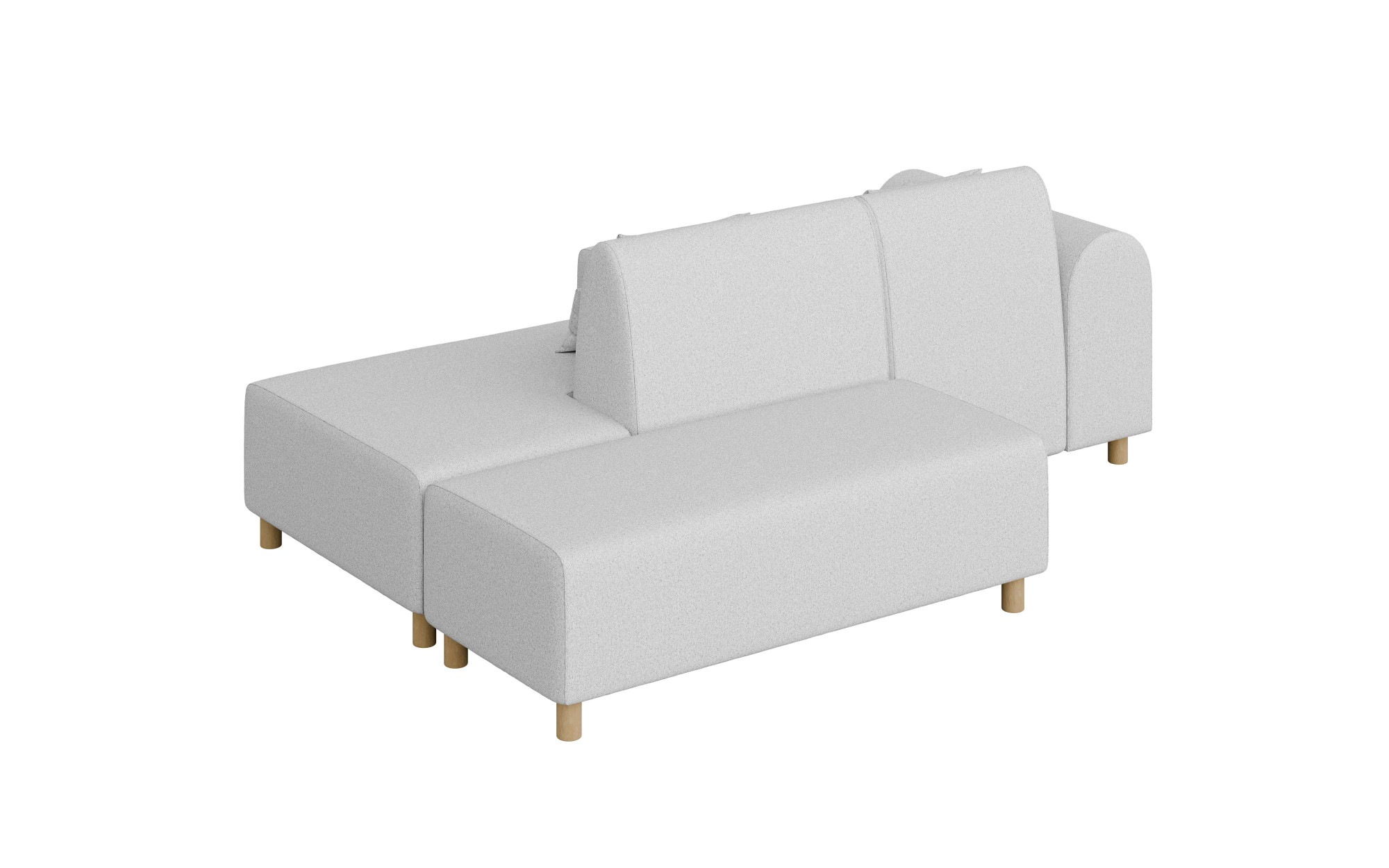 INOSIGN Ecksofa »Suyala«, L-Form mit Hocker