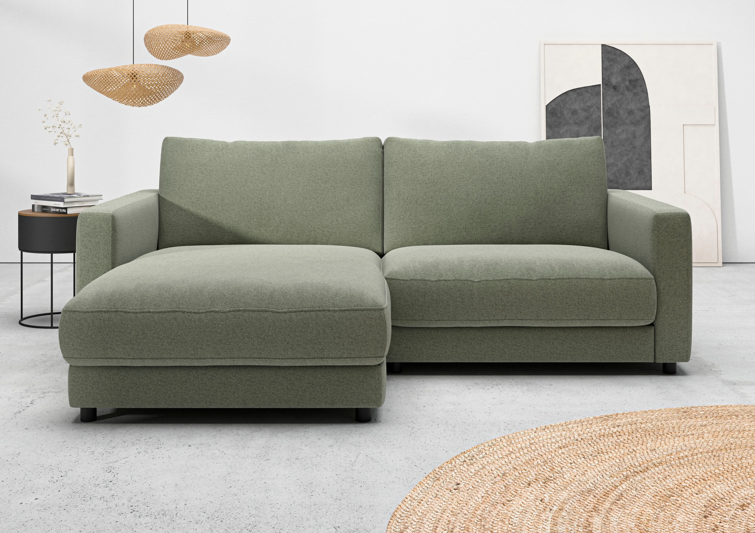 Home affaire Ecksofa »Ecksofa Jiro, L-Form, große Sitztiefe, Breite 226 cm« günstig online kaufen