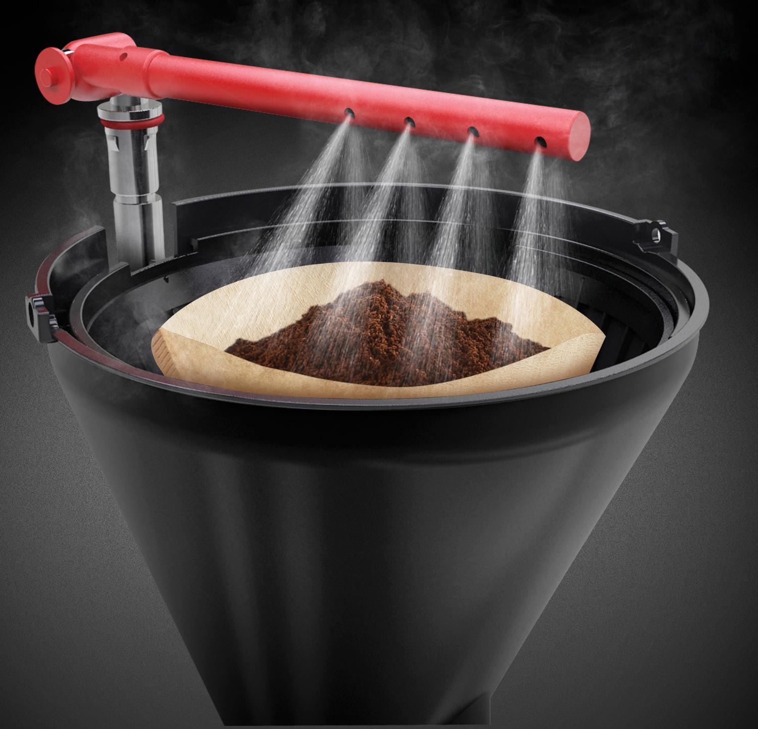 RUSSELL HOBBS Filterkaffeemaschine »22620-56 Textures Plus«, 1,25 l Kaffeekanne, Papierfilter, 1x4