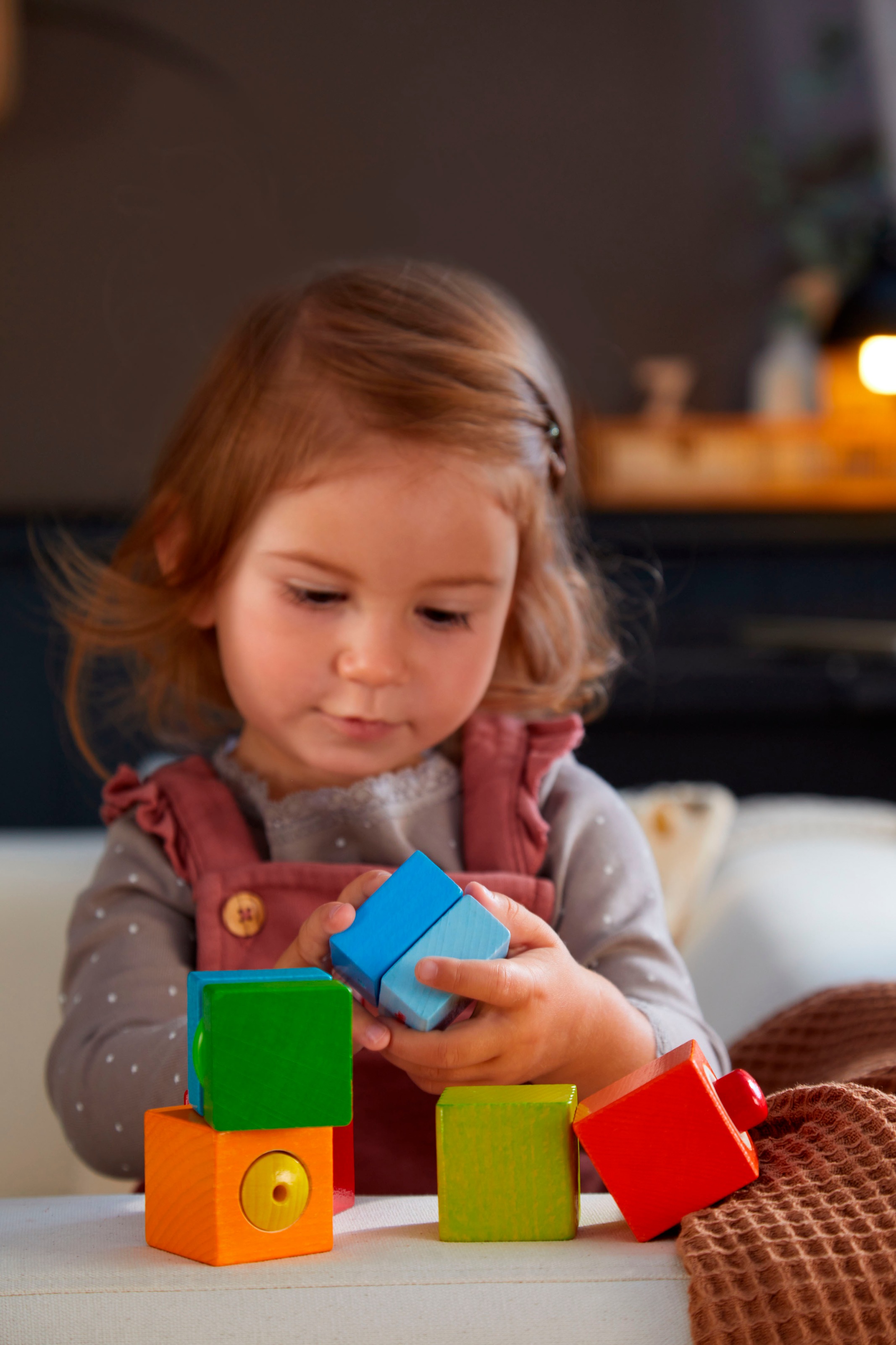 Haba Spielbausteine »Entdeckersteine, Klangspaß«, (6 St.), mit Soundeffekt, Made in Germany