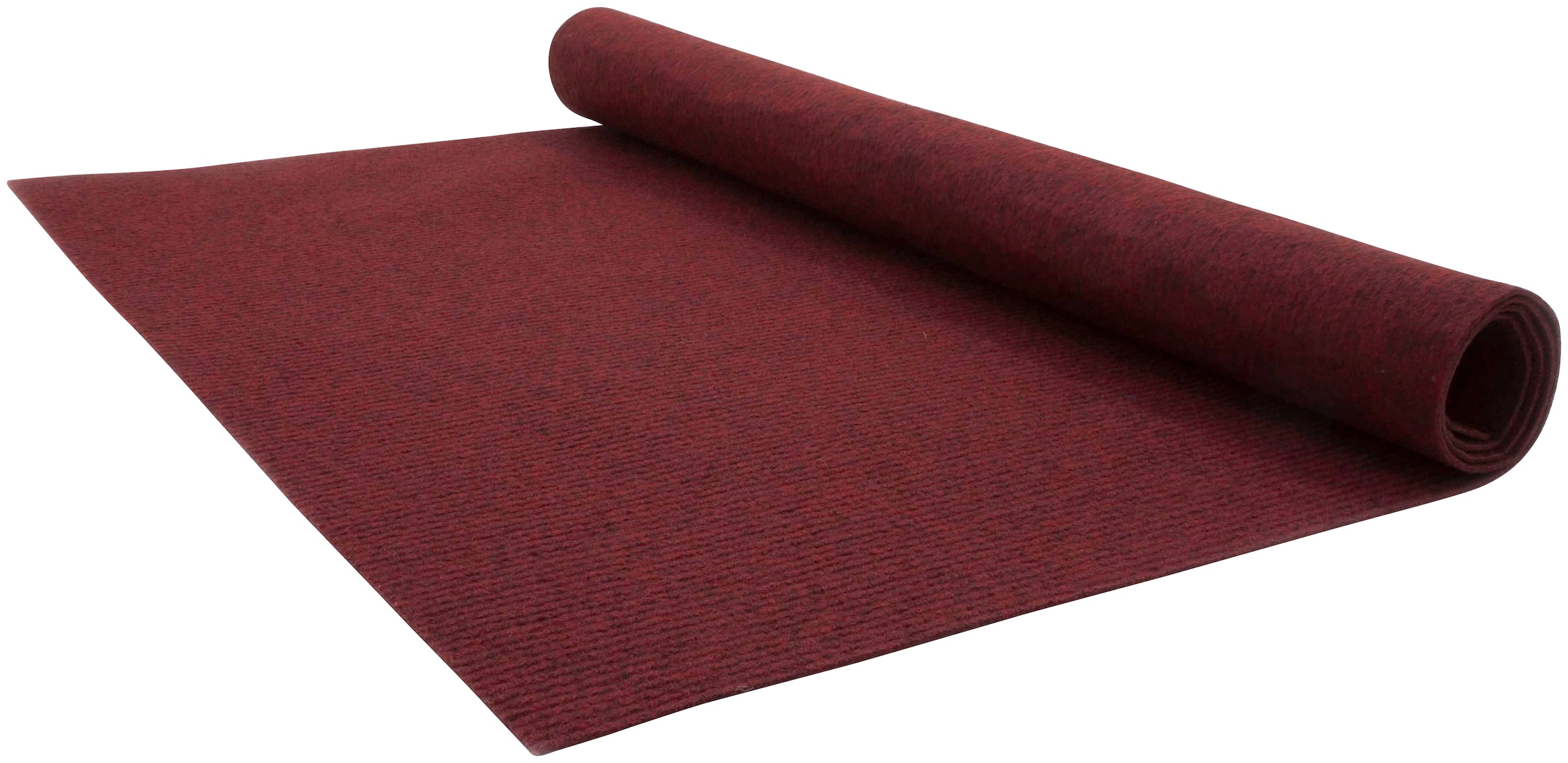 Primaflor-Ideen in Textil Nadelvliesteppich »MALTA«, rechteckig, 2,5 mm Höhe, Uni-Farben, strapazierfähig & pflegeleicht, Kurzflor, Nadelvlies