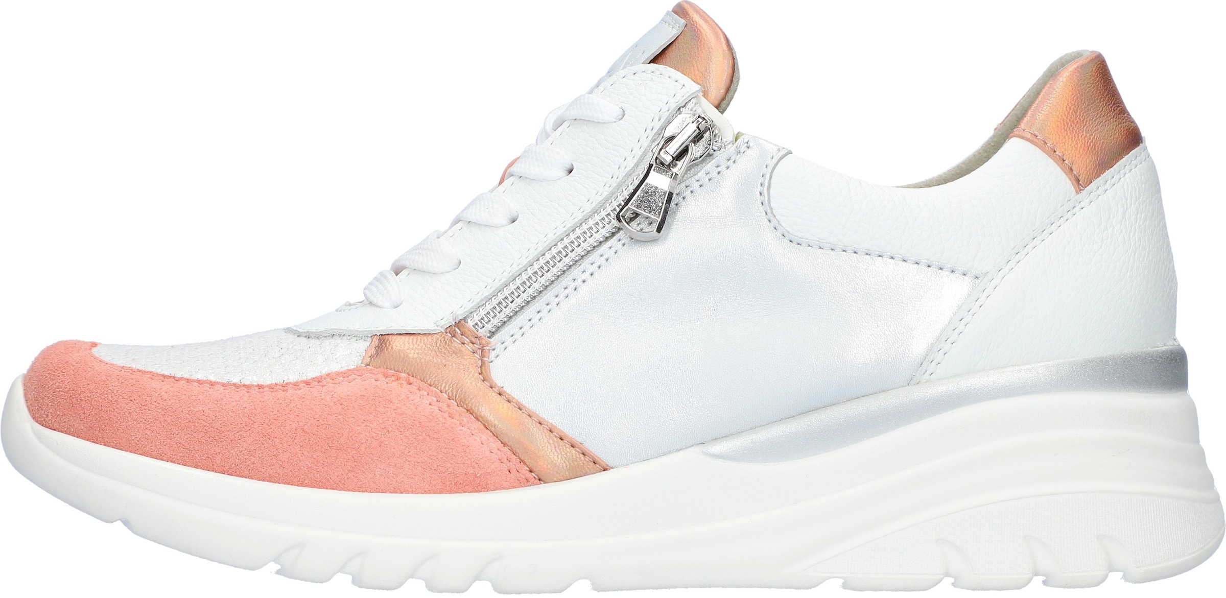 Waldläufer Keilsneaker »H-CARLA Soft«  Schnürschuh, Halbschuh, Bequemschuh mit Kontrastbesatz