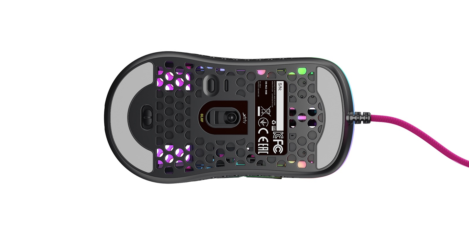 Cherry Xtrfy Gaming-Maus »M42 RGB«, kabelgebunden, ultraleichte Gaming-Maus