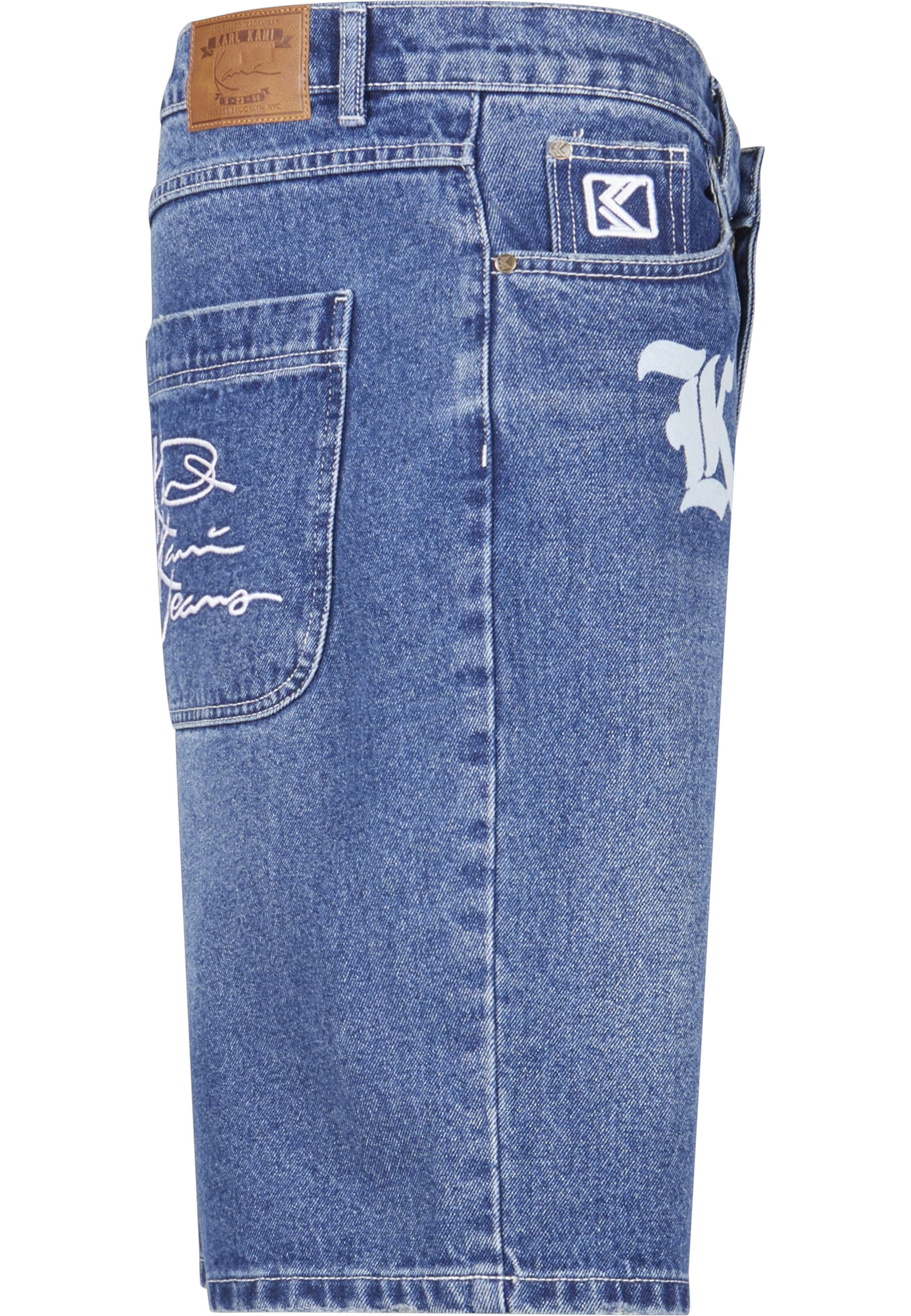 Karl Kani Jeansshorts »Karl Kani Herren Karl Kani OG Old English Denim Shorts« 1 Stk.