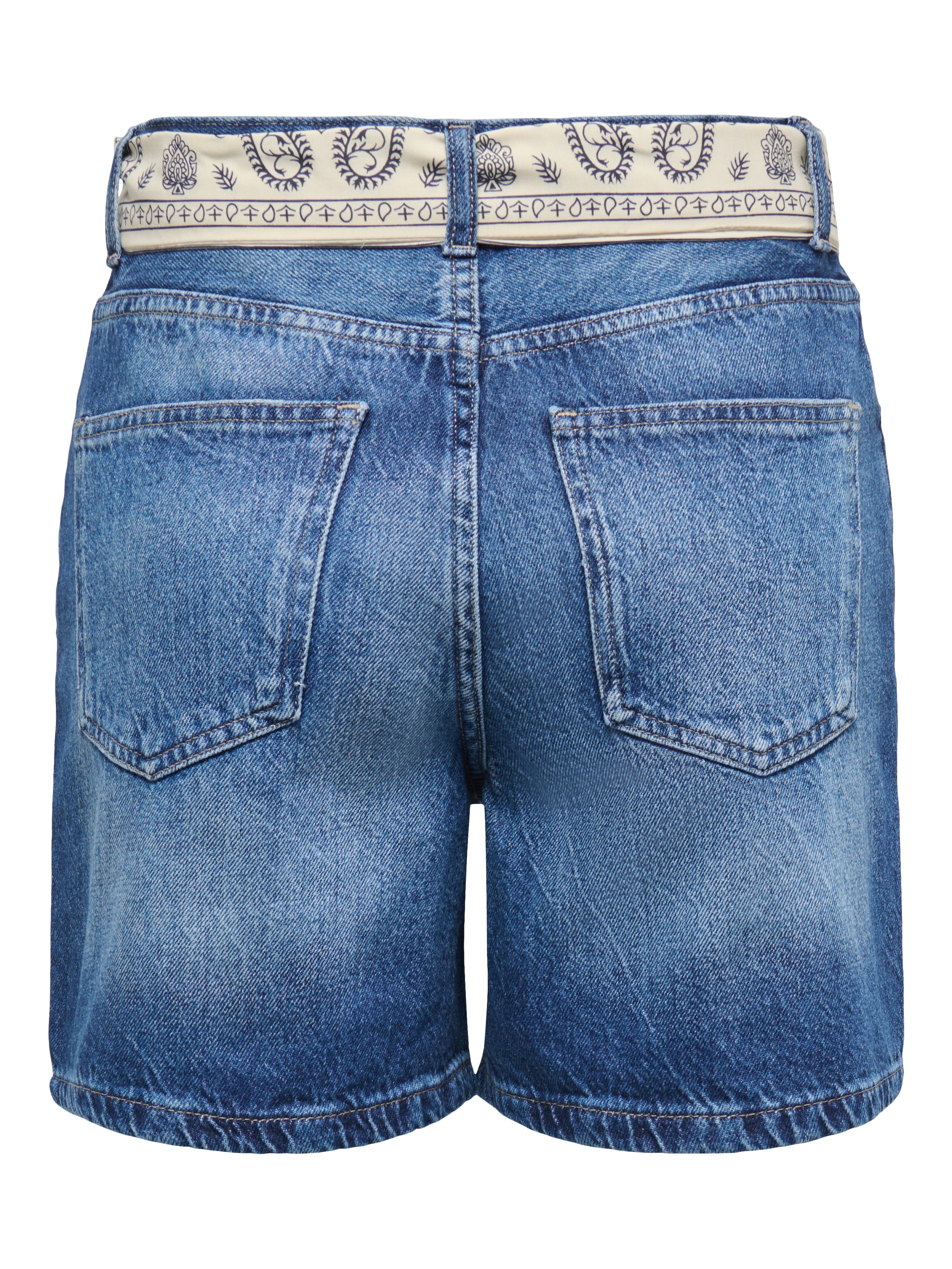 ONLY Jeansshorts »ONLJOSE HW SCARF DNM SHORTS AZG« Baumwolle, regular fit, high waist