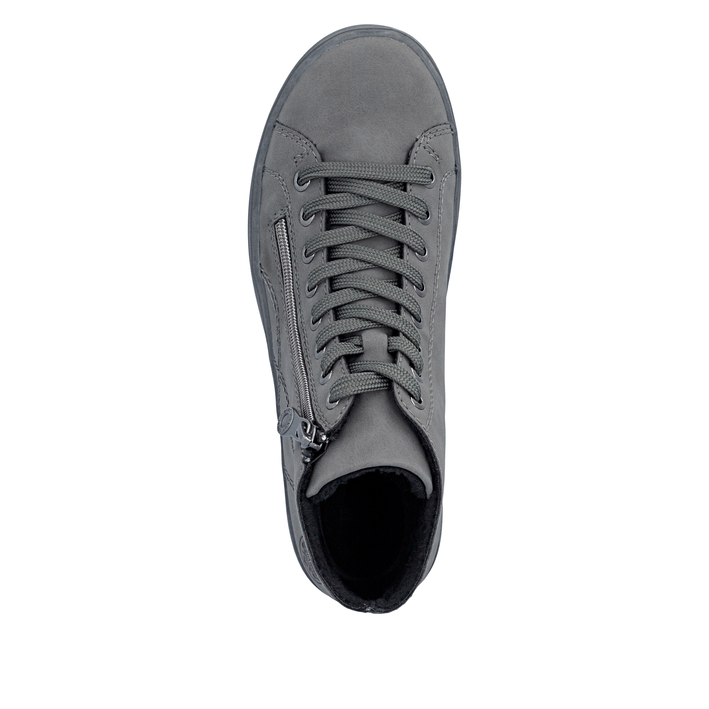 Rieker Schnürboots  High Top-Sneaker, Herbstschuh mit dezenten Ziernähten