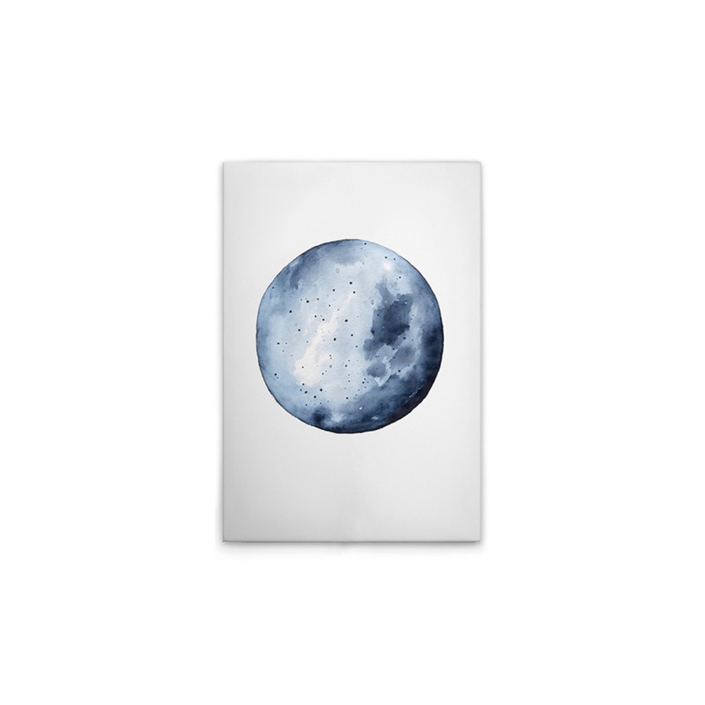 A.S. Création Leinwandbild »Blue Moon - Wandbild Weiß Blau Keilrahmen Kunst günstig online kaufen