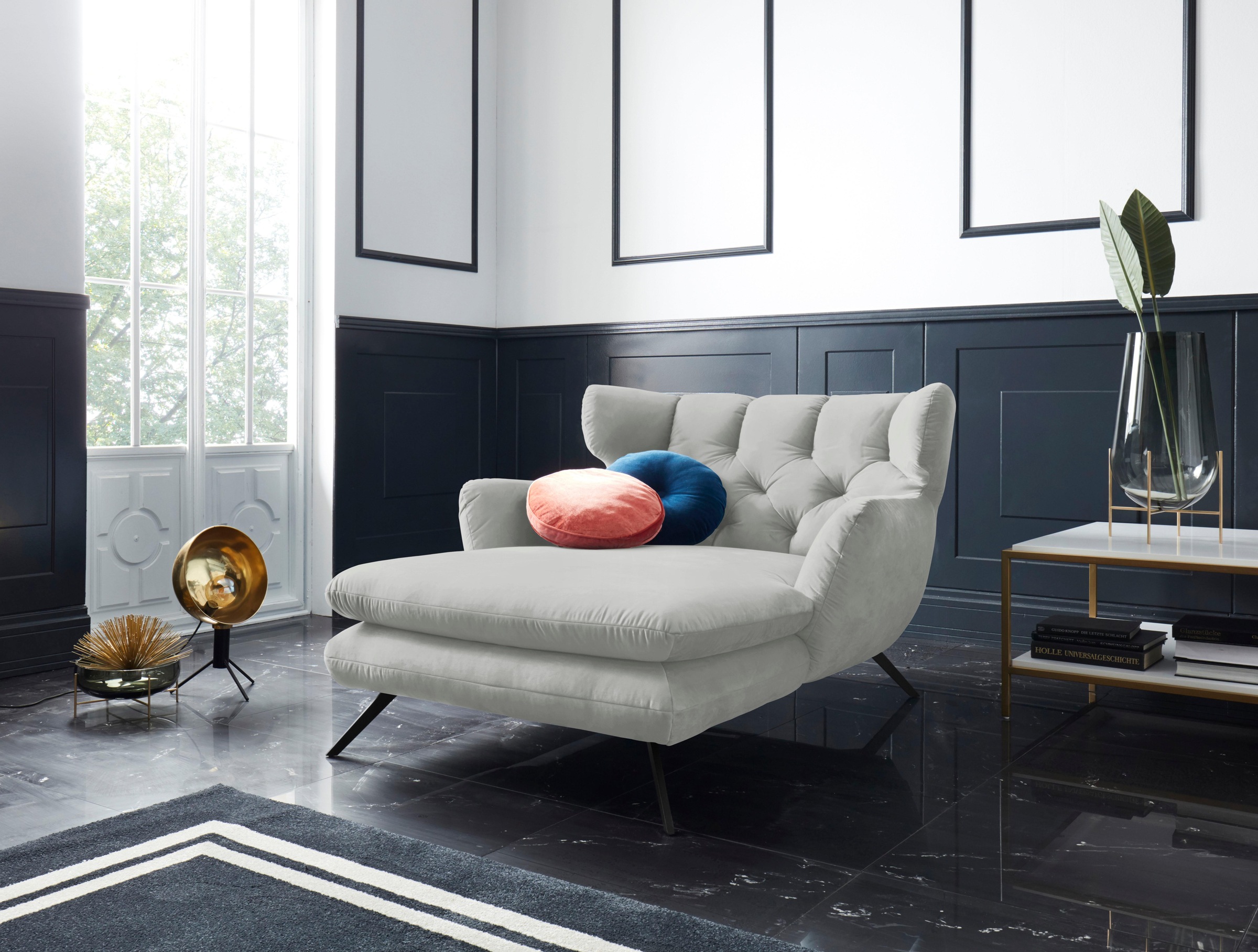3C Candy Loveseat »Beatrice Loungesessel«, mit Knopfheftung im Rücken, Fern günstig online kaufen