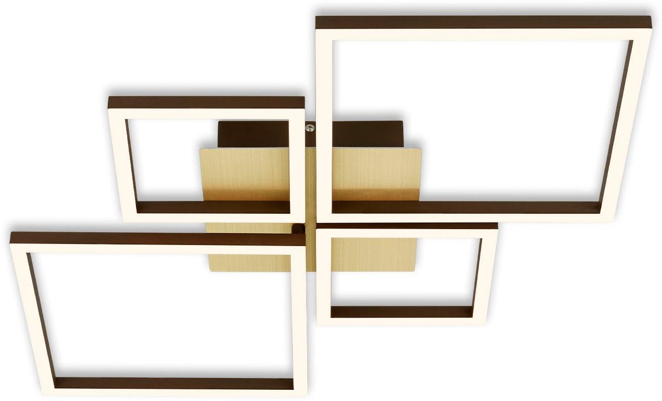 Briloner Leuchten LED Deckenleuchte »3128017 FRAME« LED-Board Warmweiß Memo günstig online kaufen