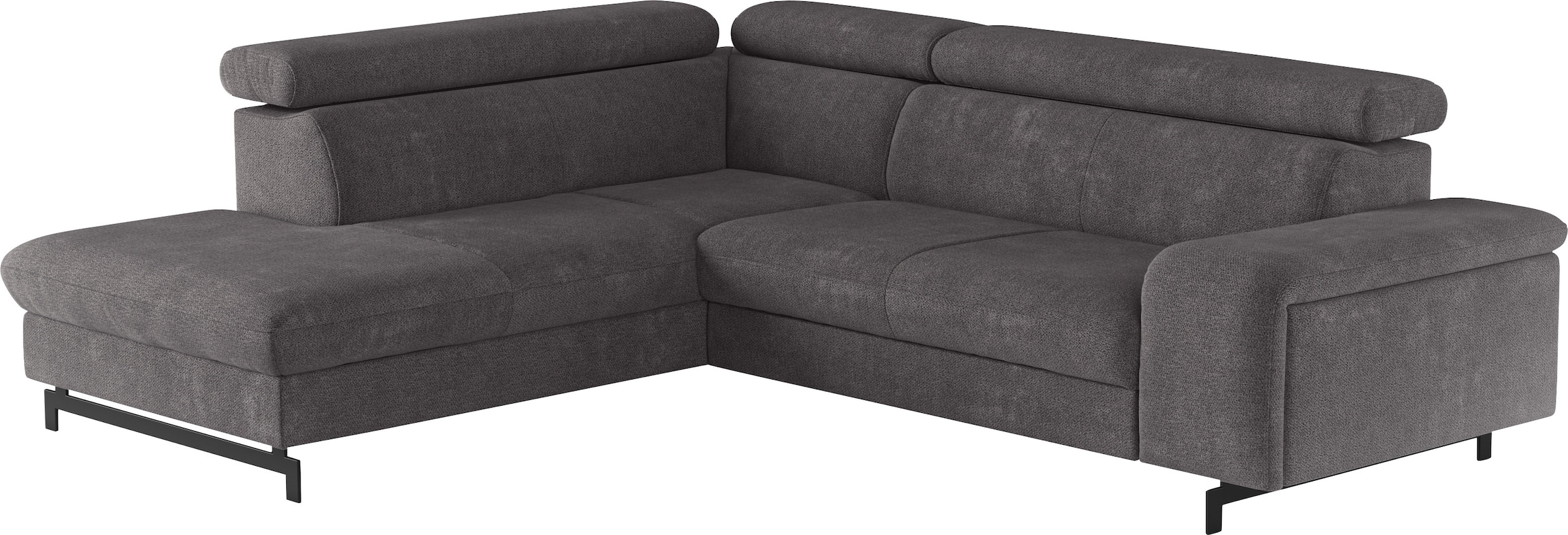 COTTA Ecksofa »Emma L-Form«, mit Kopfteilverstellung, wahlweise mit Bettfunktion & Bettkasten